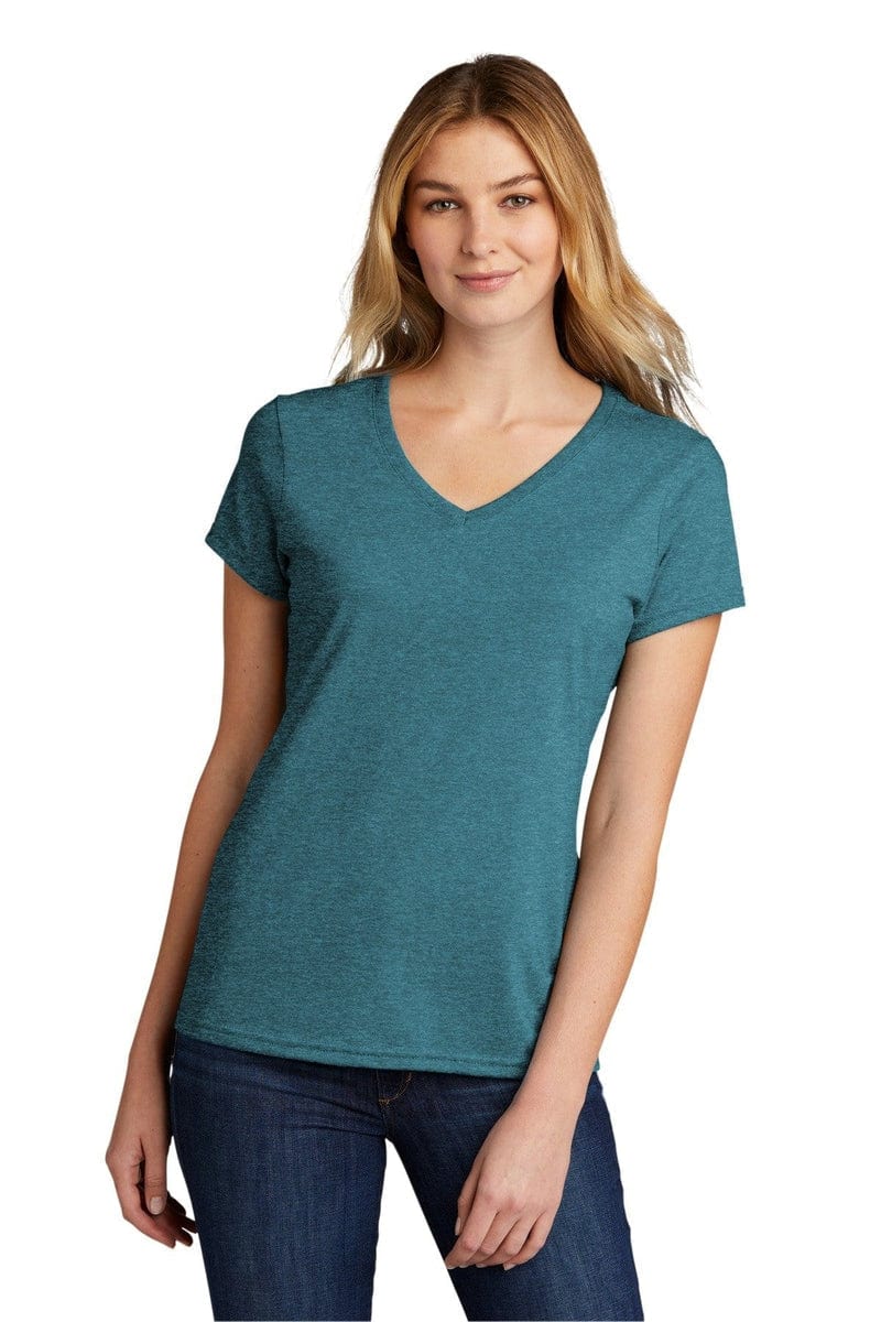 Port & Company LPC330V Ladies Tri-Blend V-Neck Tee in 