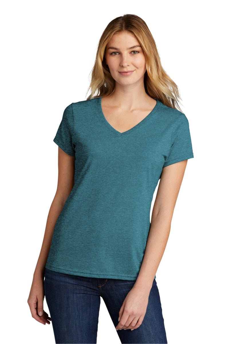 Port & Company LPC330V Ladies Tri-Blend V-Neck Tee in 