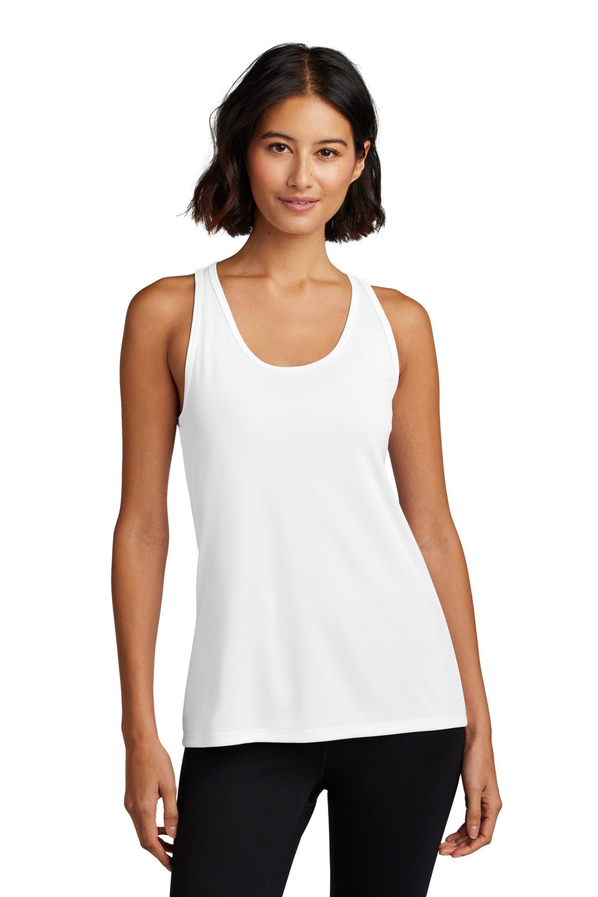 Port & Company LPC380TT Ladies Performance Tank in White