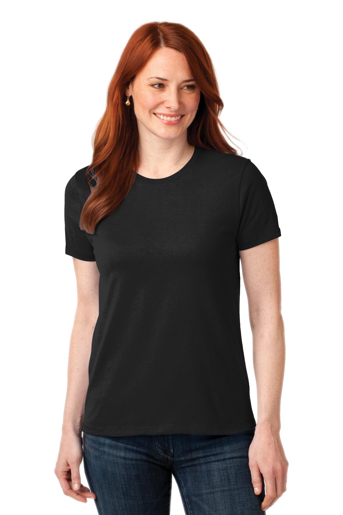 Port & Company Ladies Core Blend Tee. LPC55 in 