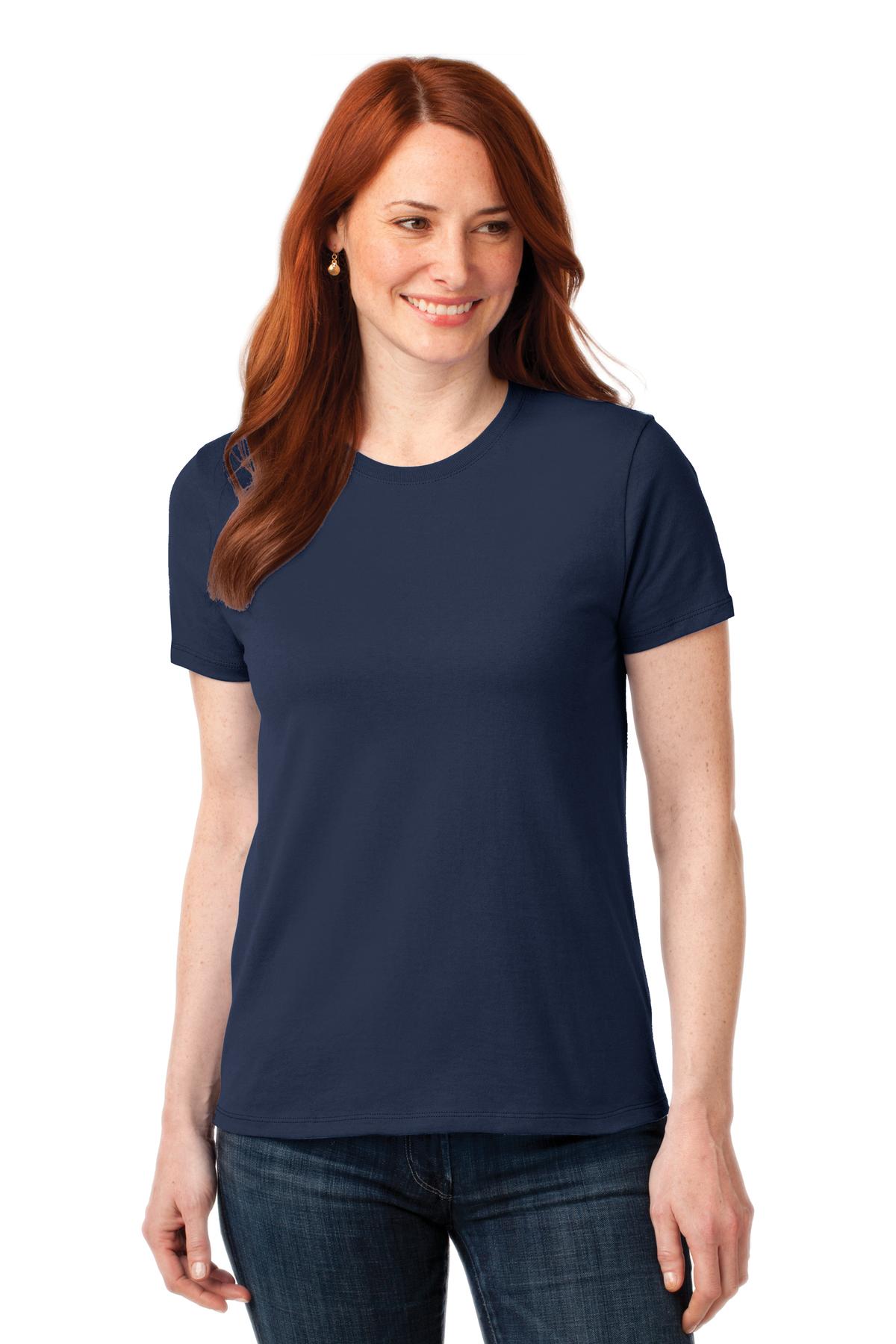 Port & Company Ladies Core Blend Tee. LPC55 in 