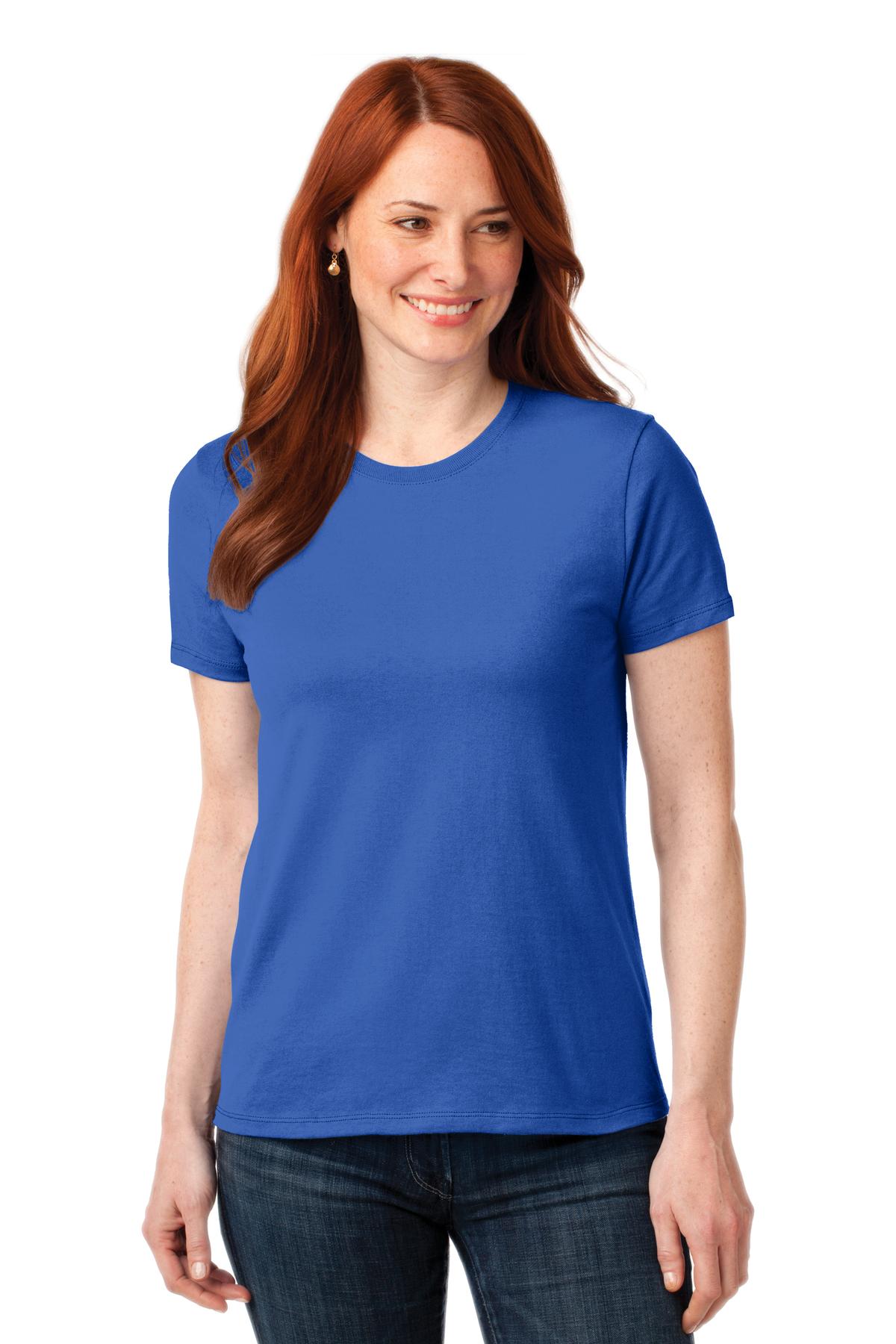 Port & Company Ladies Core Blend Tee. LPC55 in 