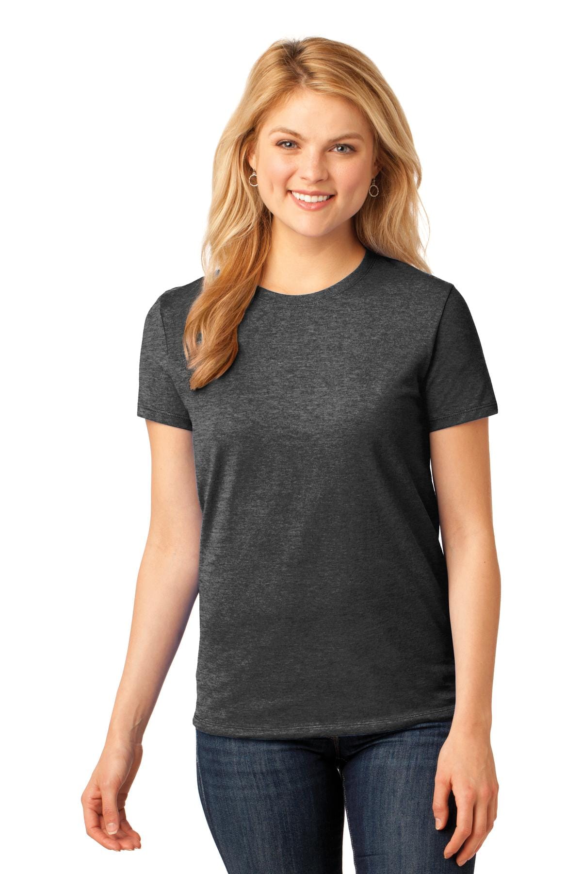 Port & Company T-Shirts Port & Company Ladies Core Cotton Tee. LPC54, Basic Colors