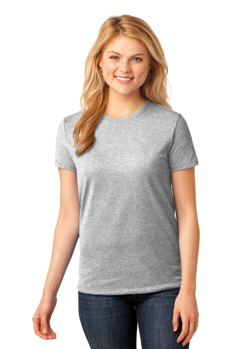 Port & Company Ladies Core Cotton Tee. LPC54, Basic Colors in 