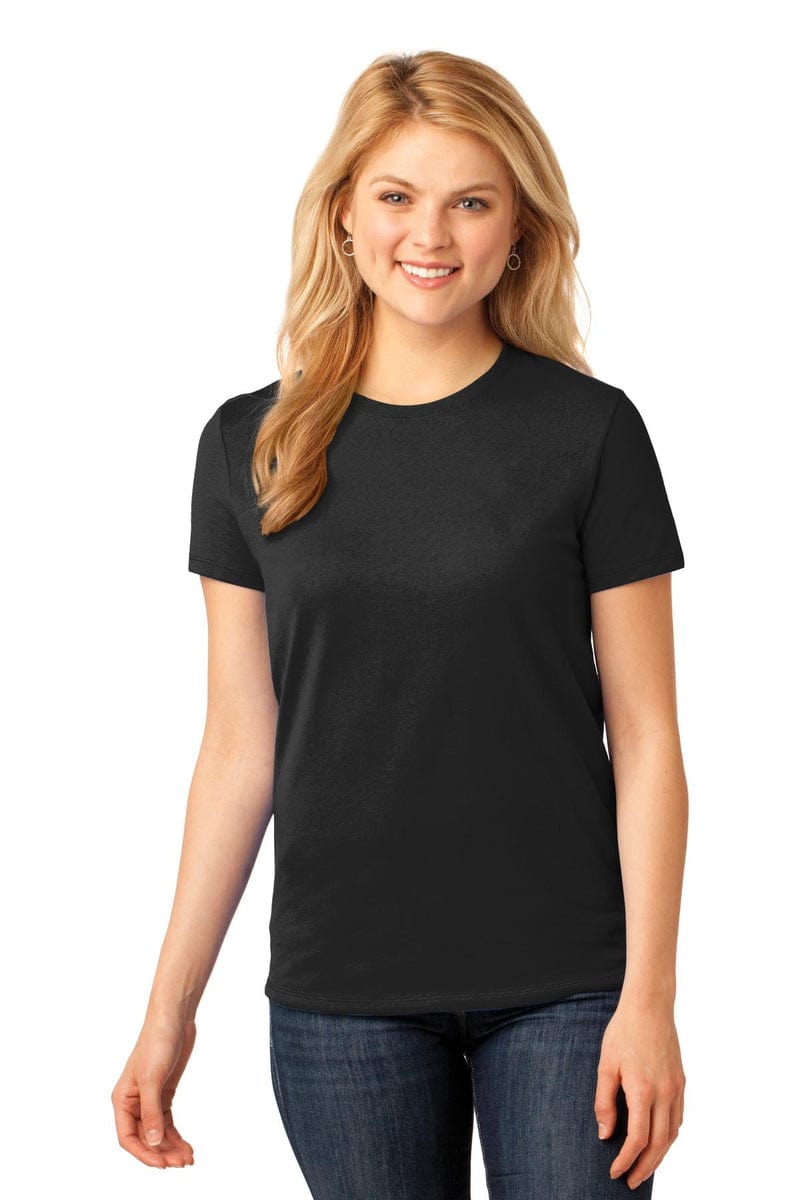 Port & Company Ladies Core Cotton Tee. LPC54, Basic Colors in 
