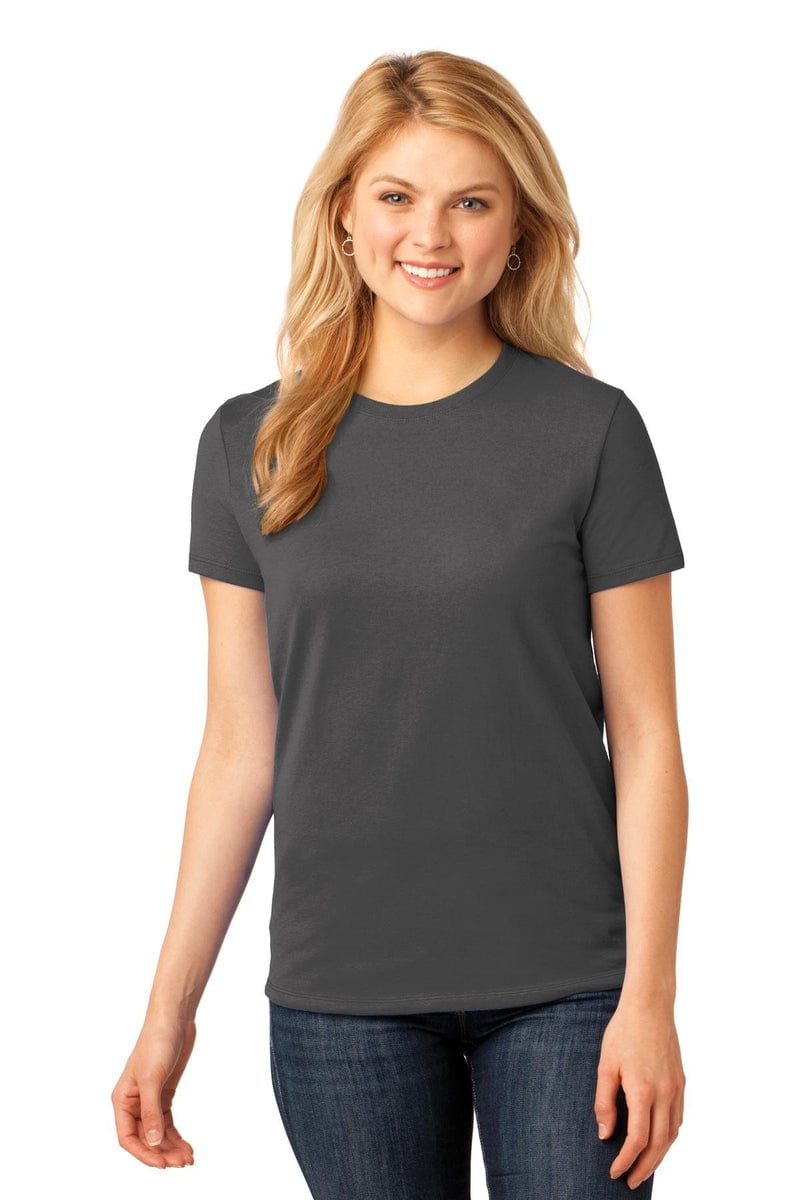 Port & Company Ladies Core Cotton Tee. LPC54, Basic Colors in 