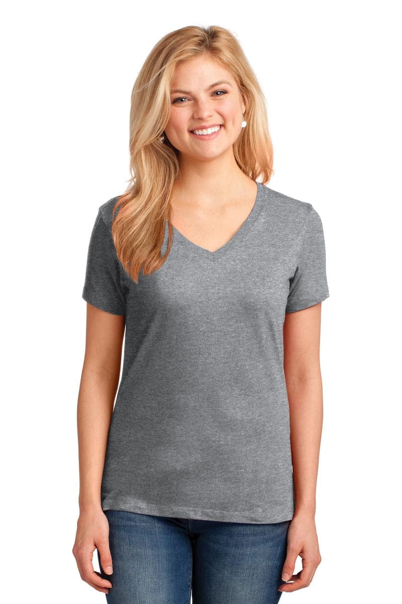 Port & Company Ladies Core Cotton V-Neck Tee. LPC54V in 