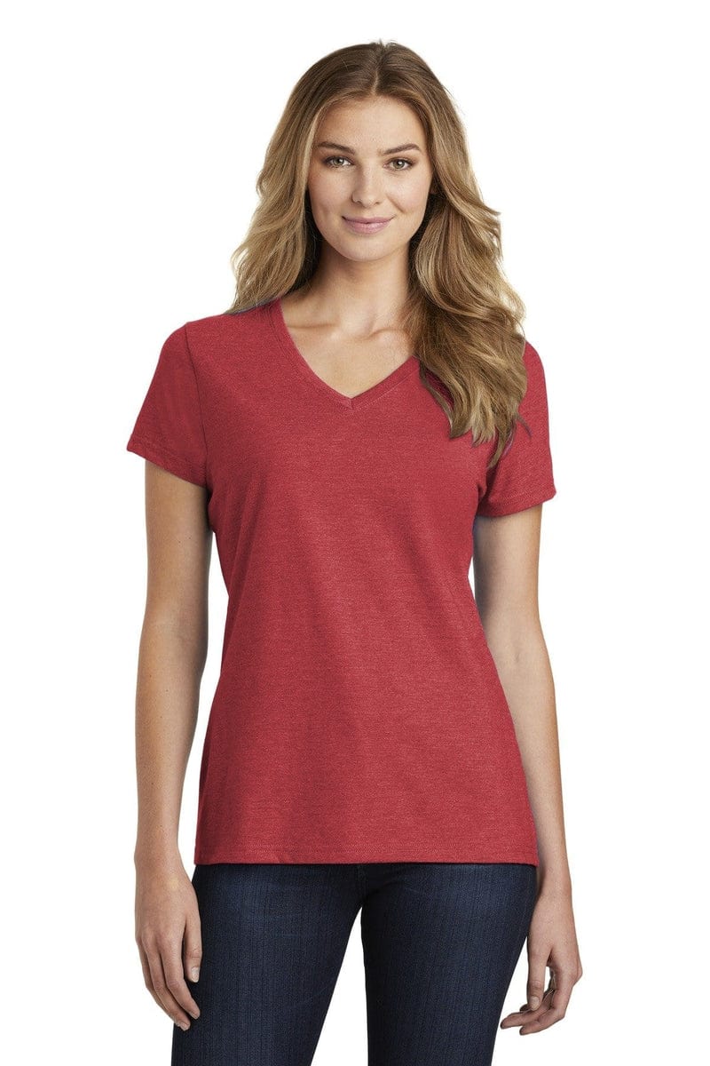 Port & Company Ladies Fan Favorite Blend V-Neck Tee. LPC455V in 
