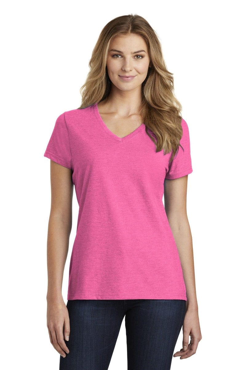 Port & Company Ladies Fan Favorite Blend V-Neck Tee. LPC455V in 
