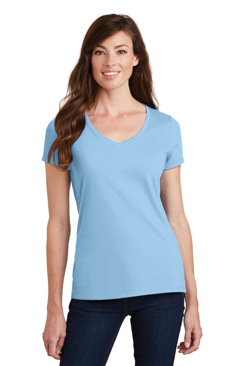 Port & Company Ladies Fan Favorite V-Neck Tee. LPC450V in 
