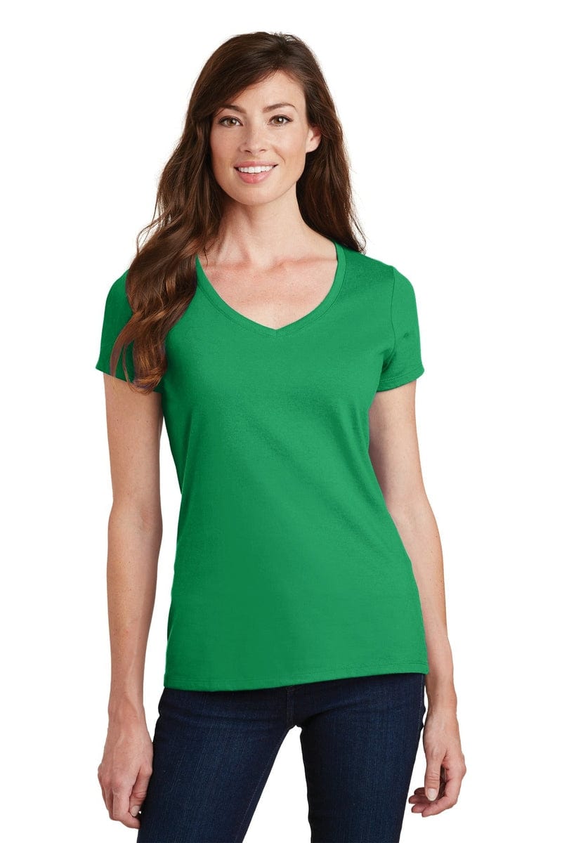 Port & Company Ladies Fan Favorite V-Neck Tee. LPC450V in 