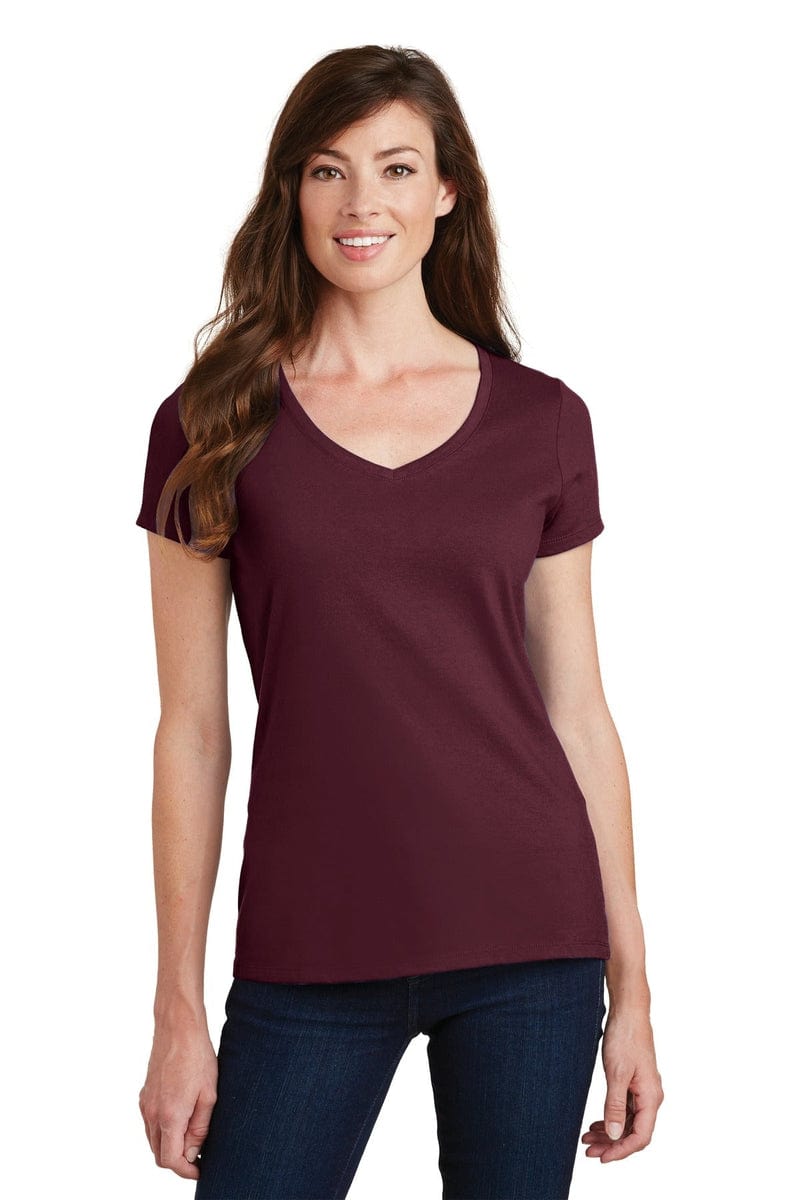 Port & Company Ladies Fan Favorite V-Neck Tee. LPC450V in 