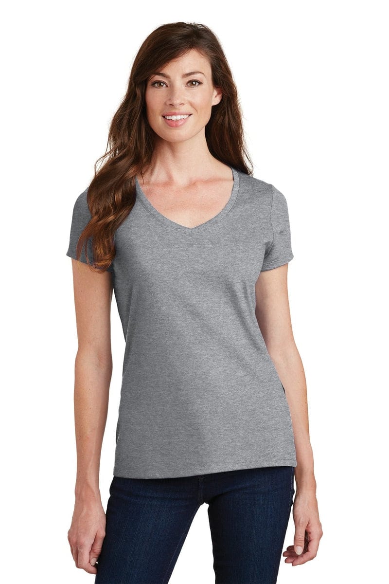 Port & Company Ladies Fan Favorite V-Neck Tee. LPC450V in 