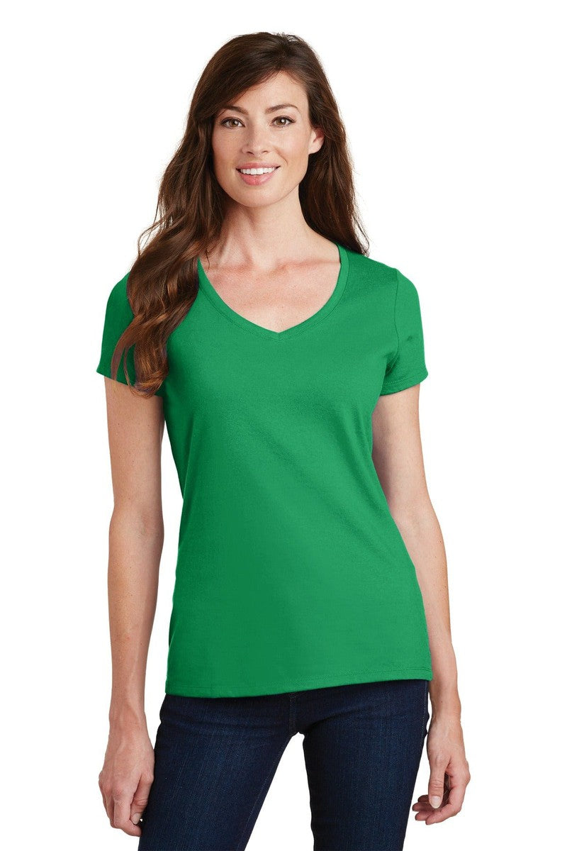 Port & Company Ladies Fan Favorite V-Neck Tee. LPC450V in 
