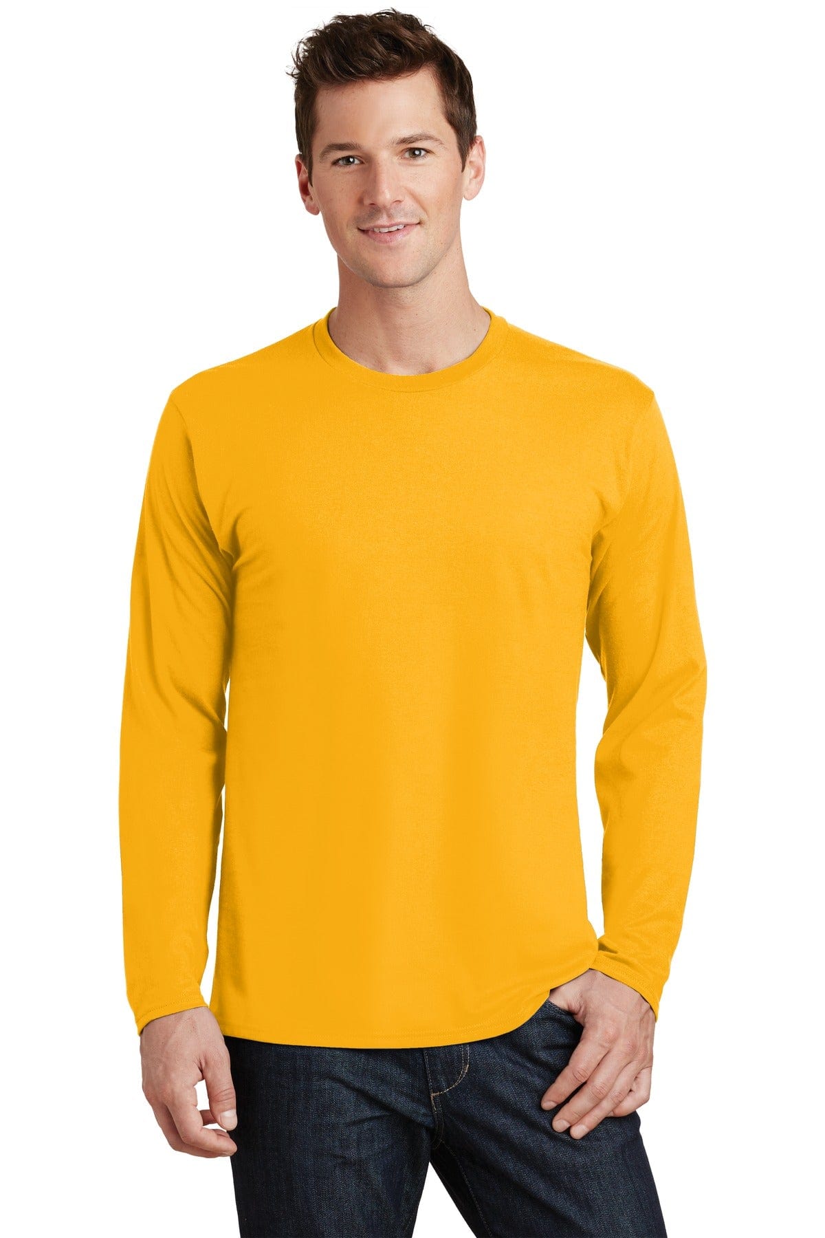 Port & Company Long Sleeve Fan Favorite Tee. PC450LS in 