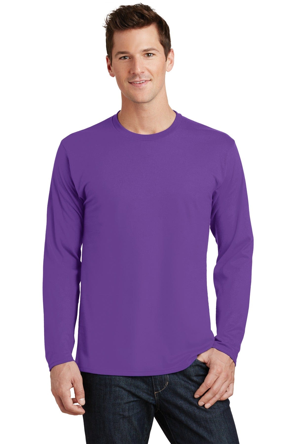 Port & Company Long Sleeve Fan Favorite Tee. PC450LS in 