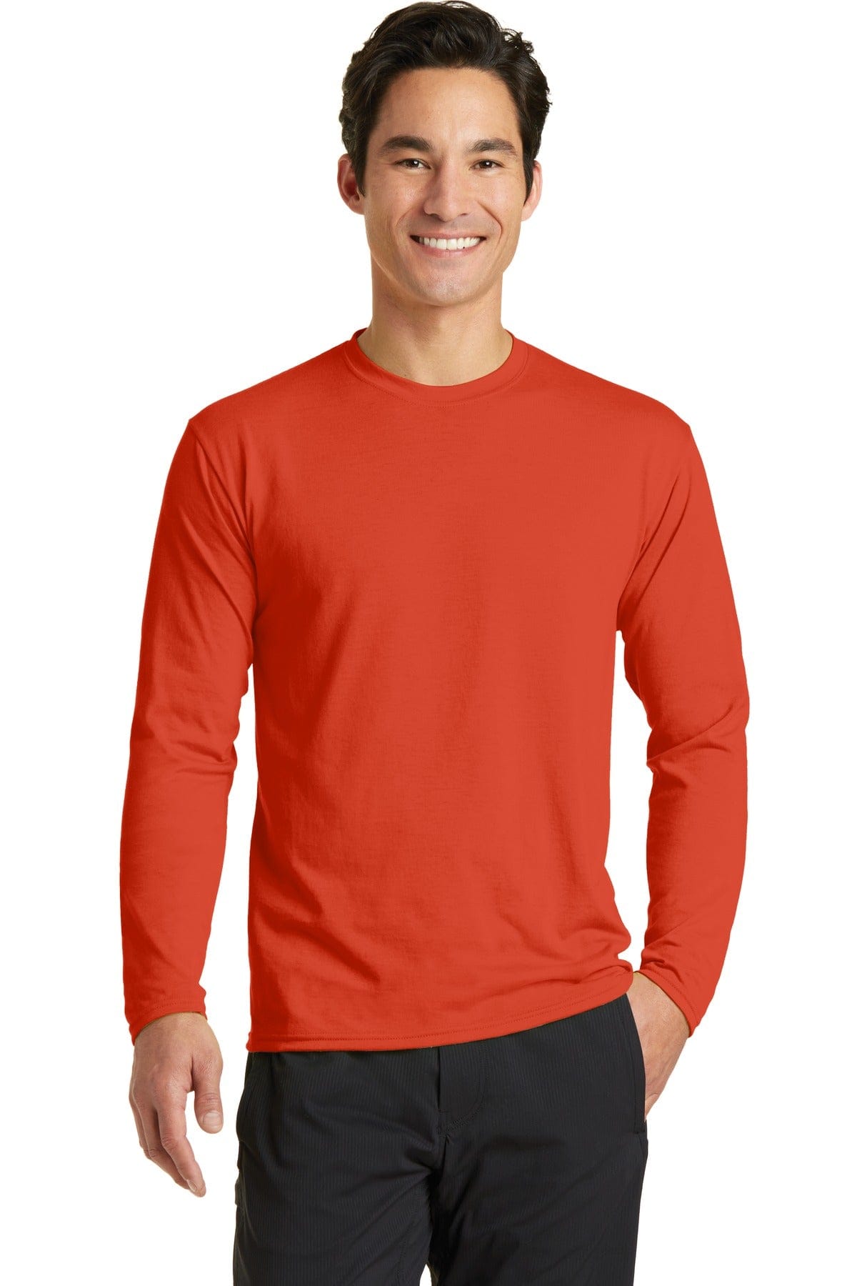Port & Company T-Shirts Port & Company Long Sleeve Performance Blend Tee. PC381LS