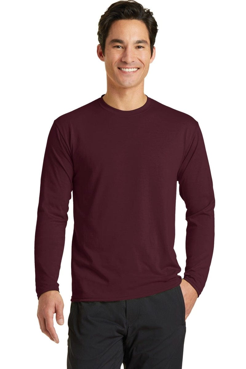 Port & Company Long Sleeve Performance Blend Tee. PC381LS in 