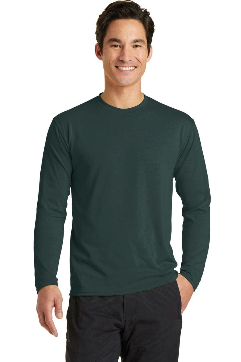 Port & Company Long Sleeve Performance Blend Tee. PC381LS in 