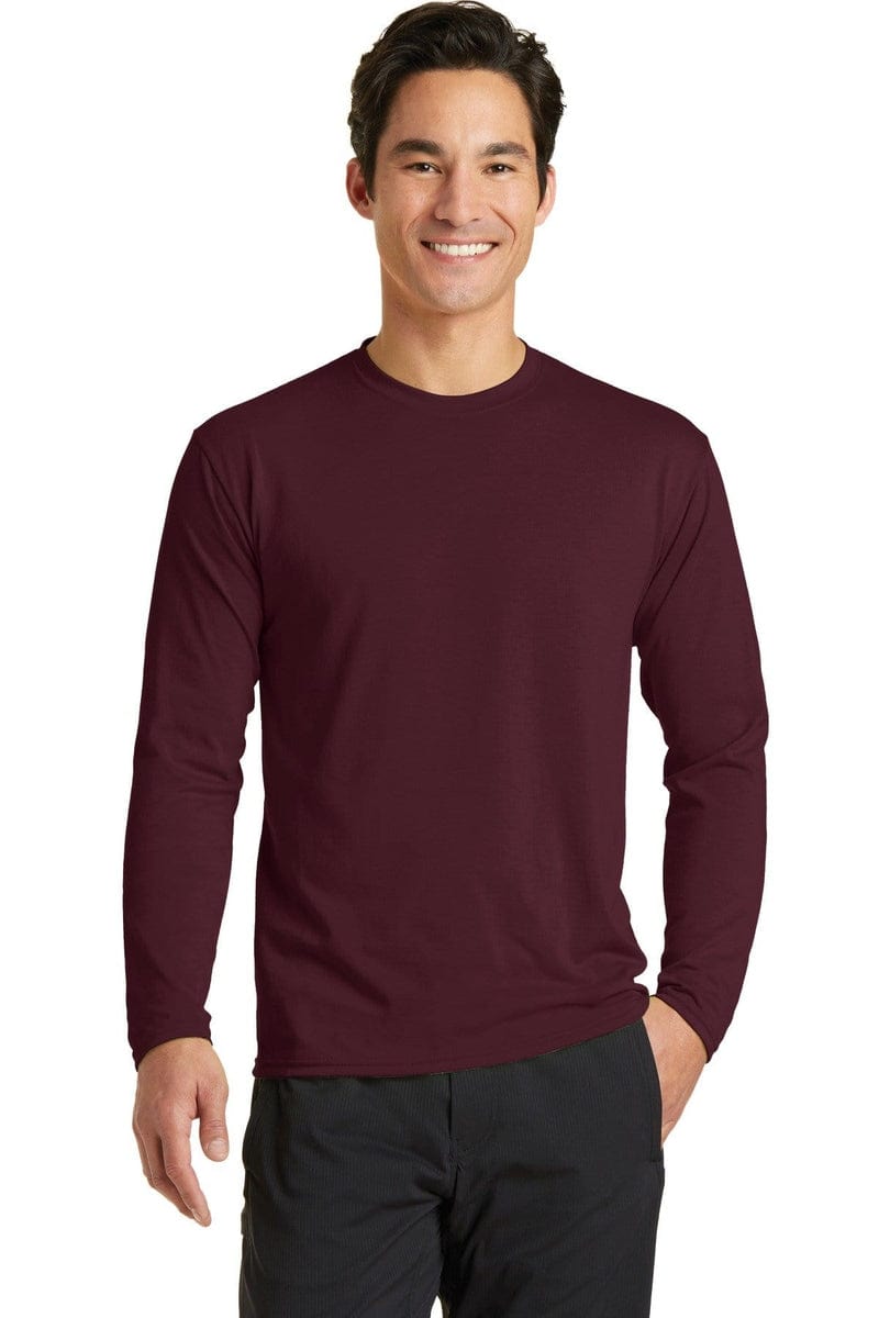 Port & Company Long Sleeve Performance Blend Tee. PC381LS in 