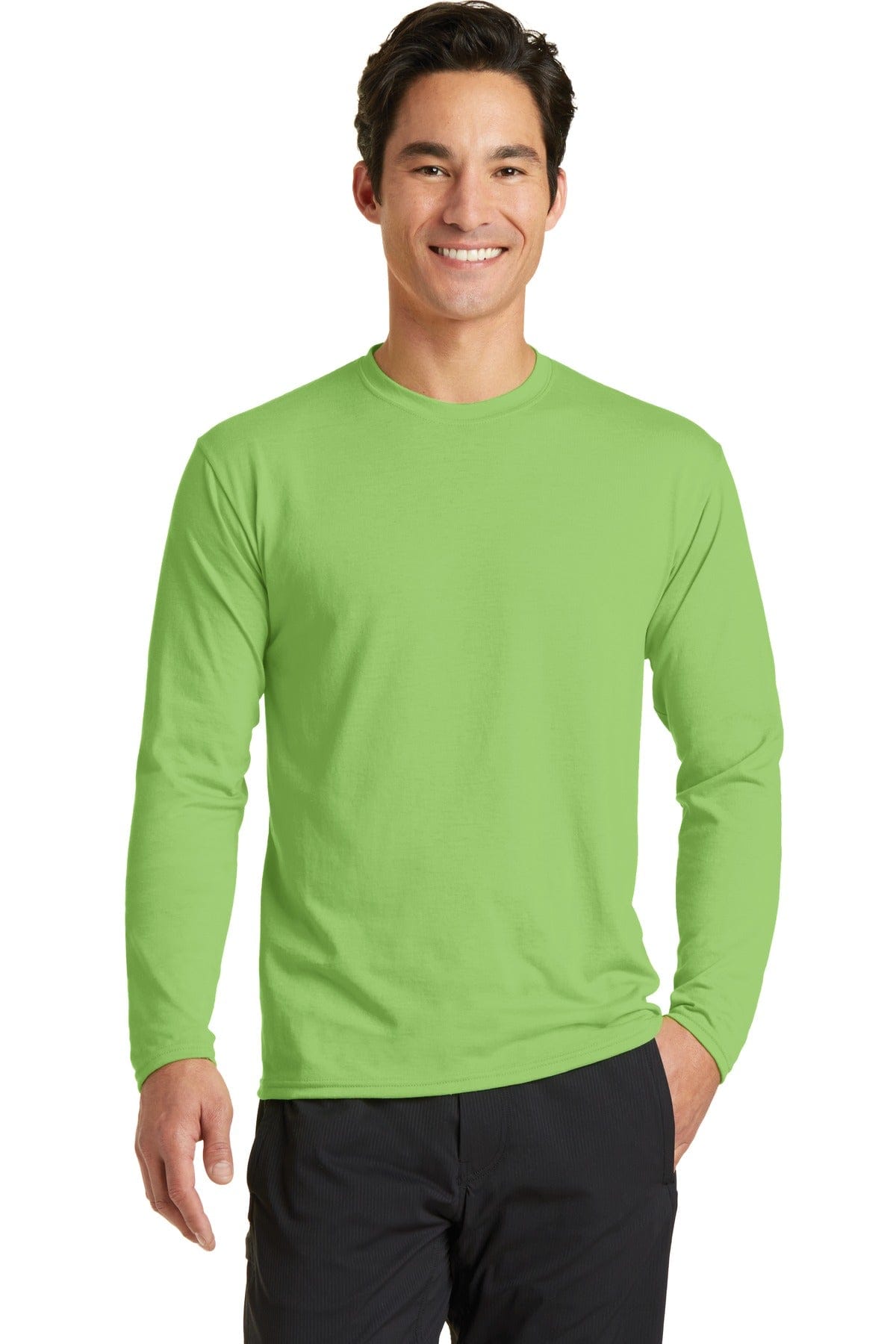 Port & Company T-Shirts S / Lime Port & Company Long Sleeve Performance Blend Tee. PC381LS