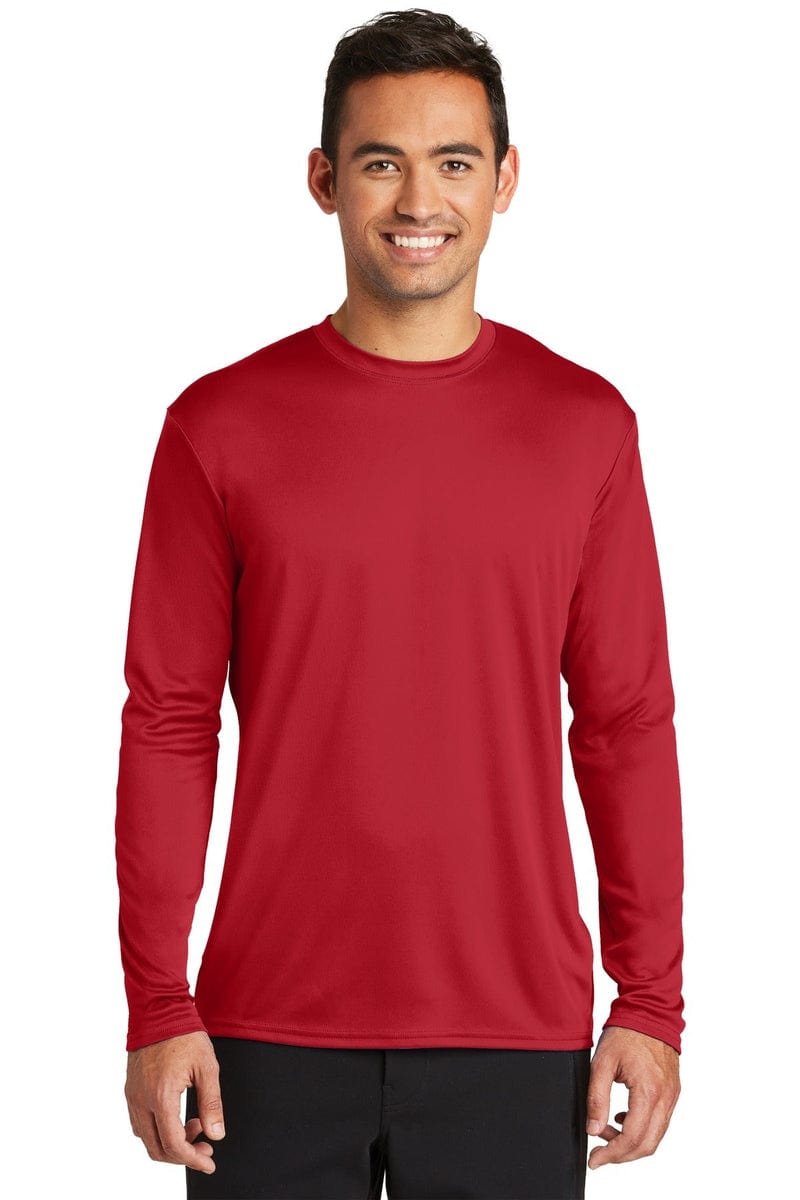 Port & Company Long Sleeve Performance Tee. PC380LS in 