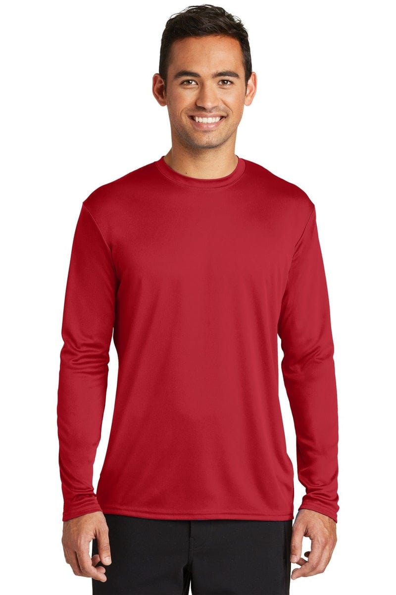 Port & Company Long Sleeve Performance Tee. PC380LS in 