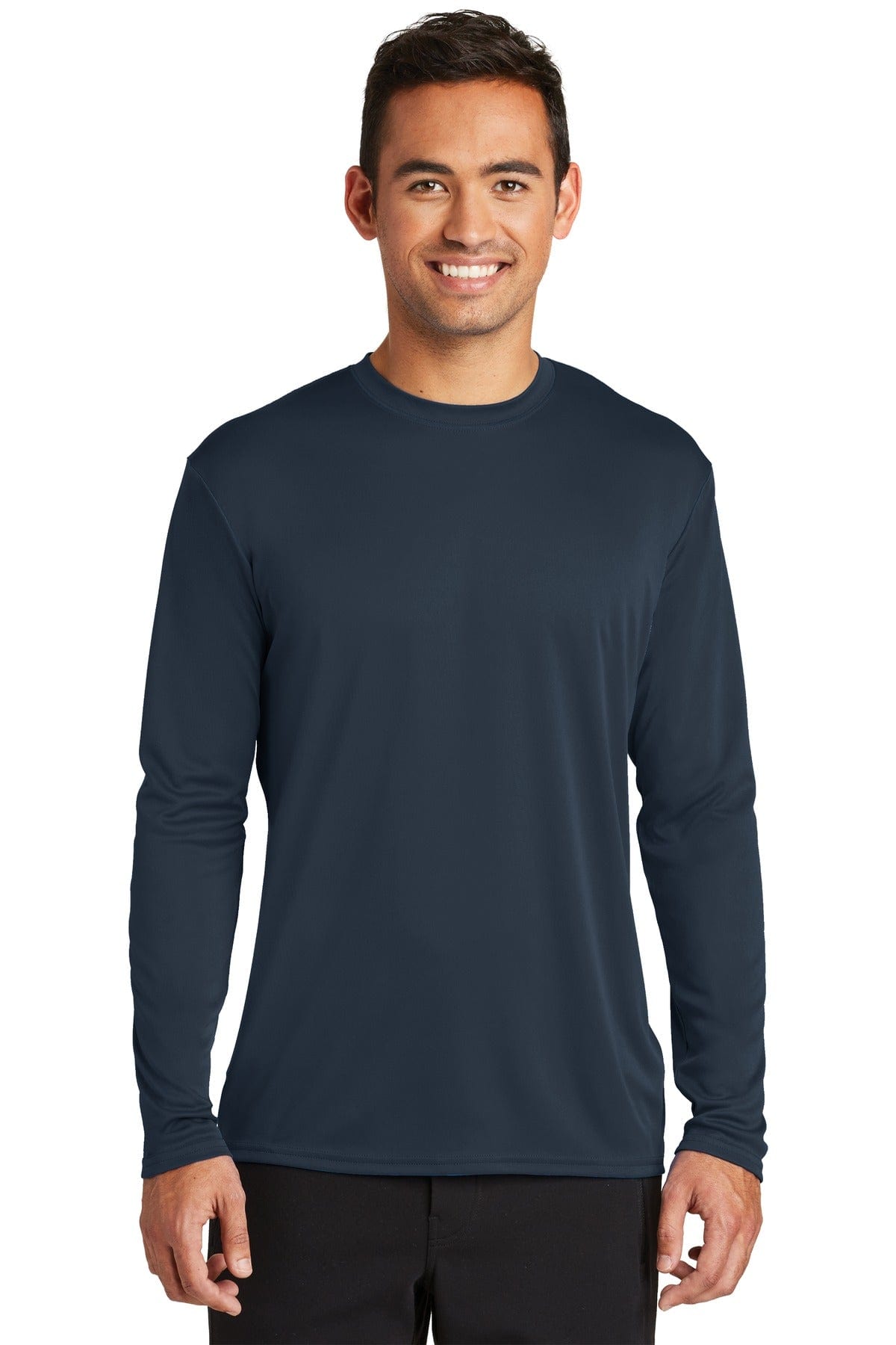 Port & Company Long Sleeve Performance Tee. PC380LS in 