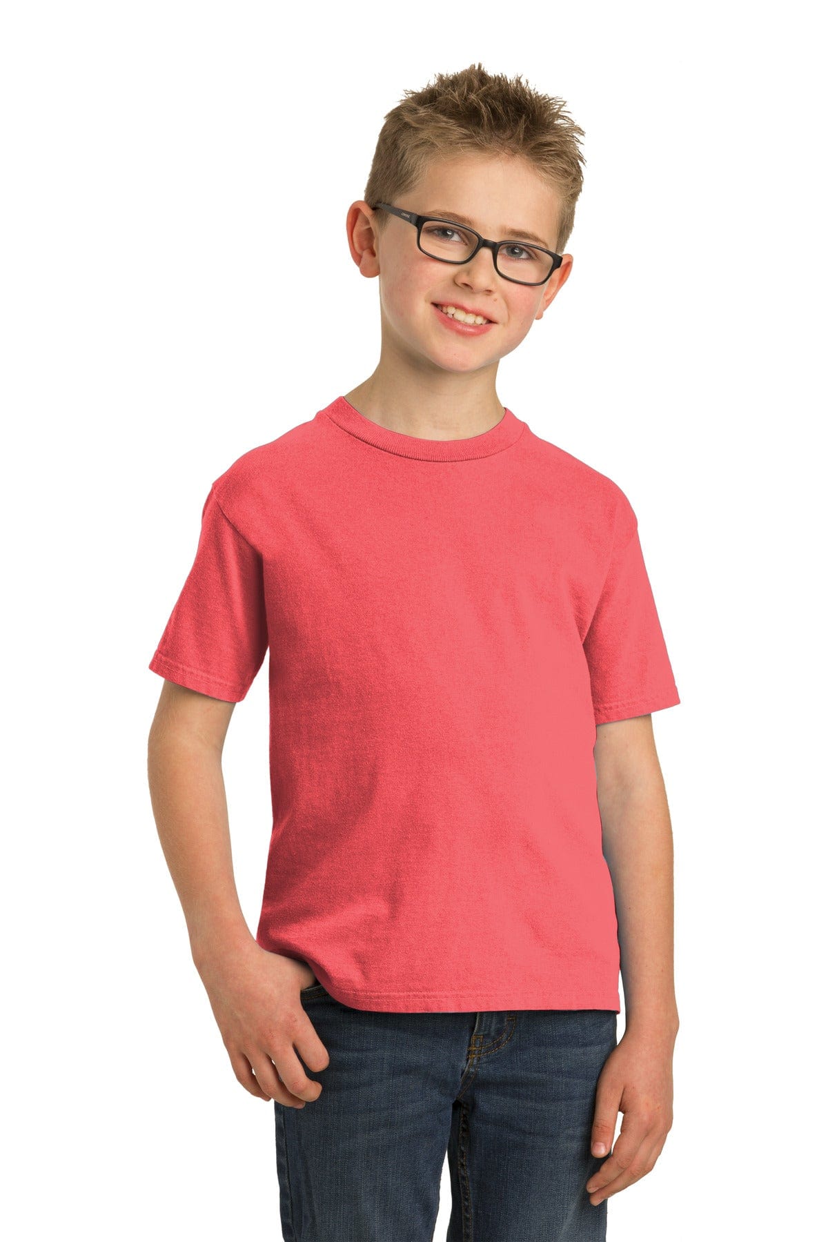 Port & Company PC099Y Youth Beach Wash Garment-Dyed Tee in 
