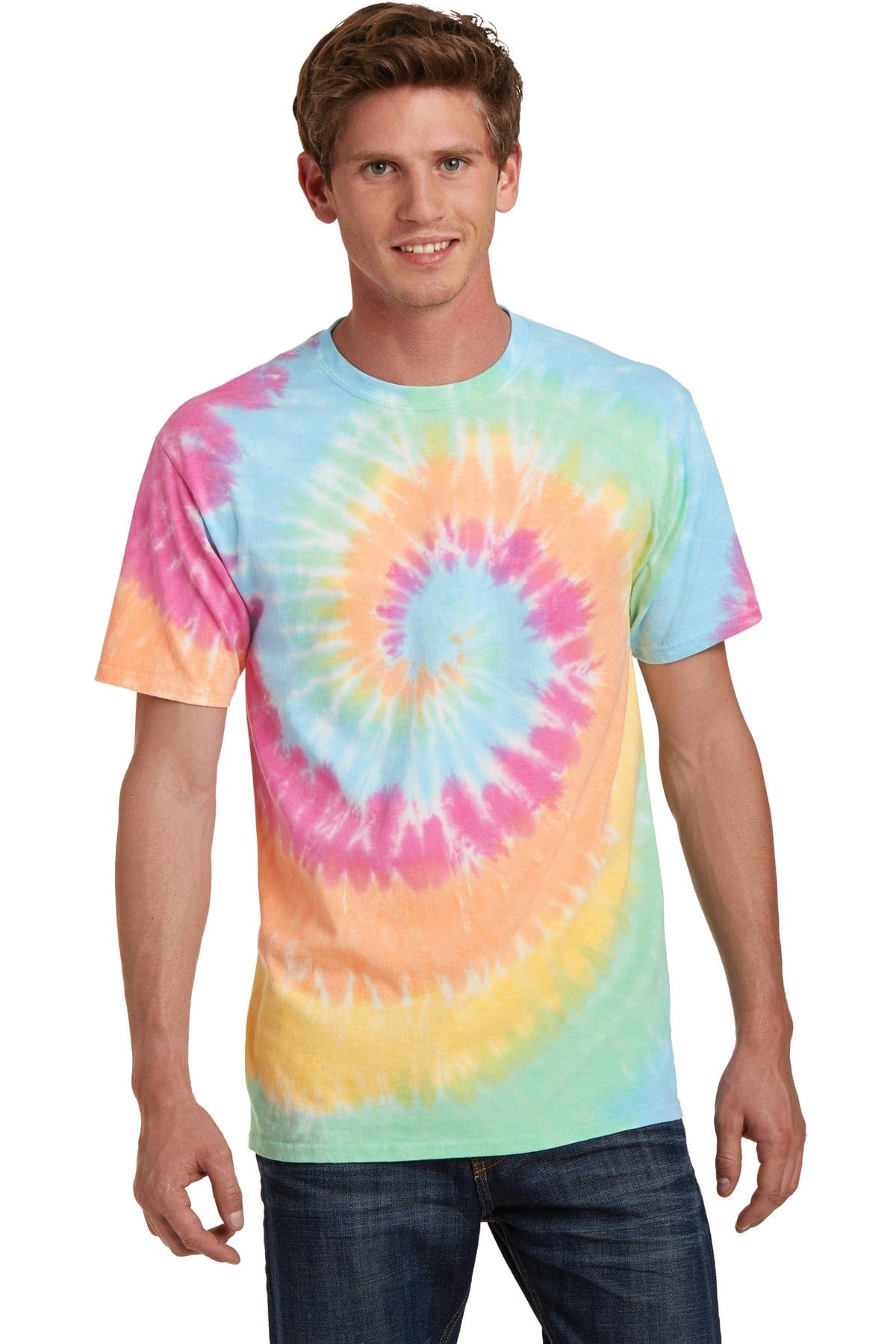 Port & Company T-Shirts S / Pastel Rainbow Port & Company PC147 Tie-Dye Tee