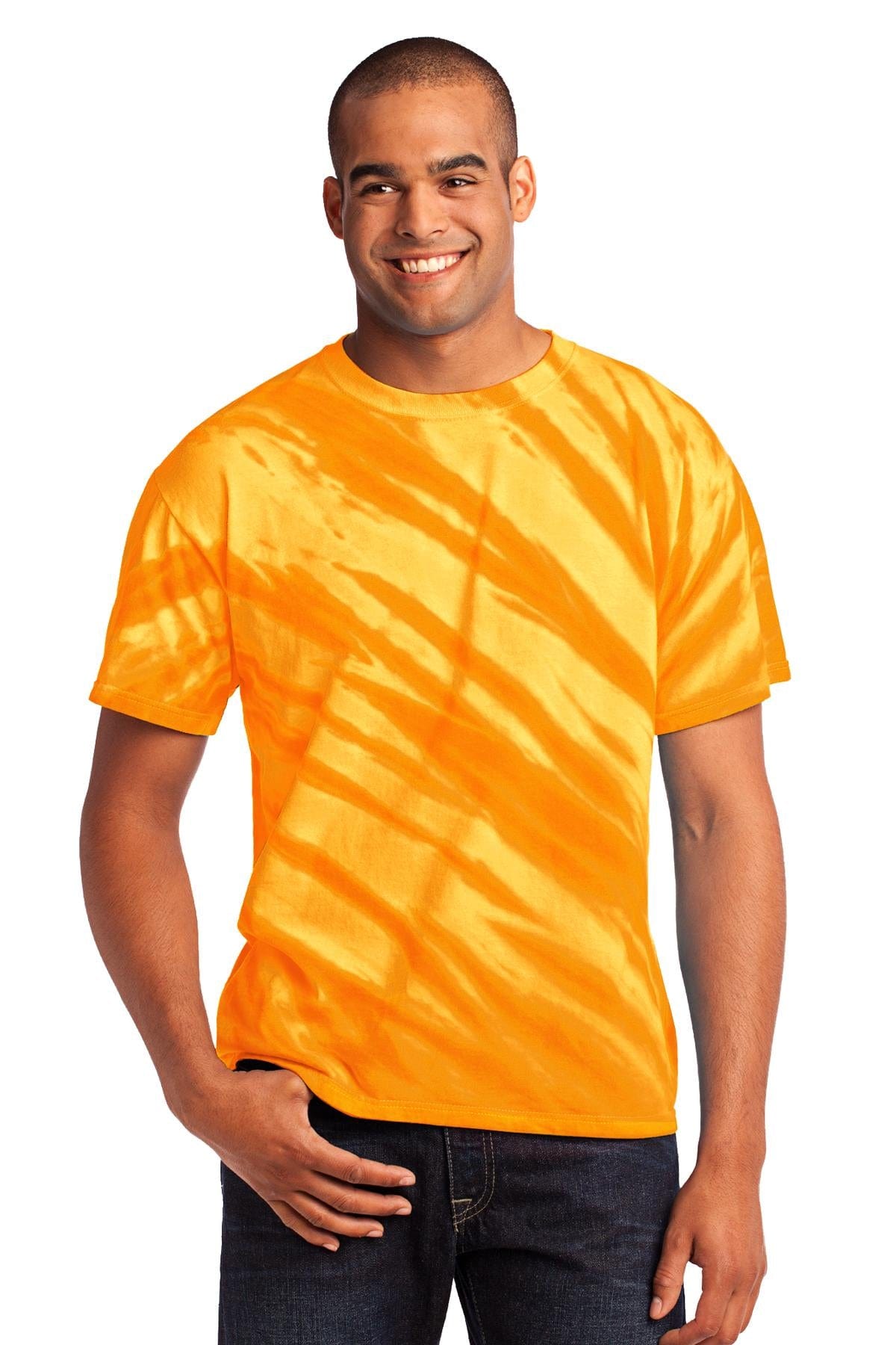 Port & Company - Tiger Stripe Tie-Dye Tee. PC148 in 