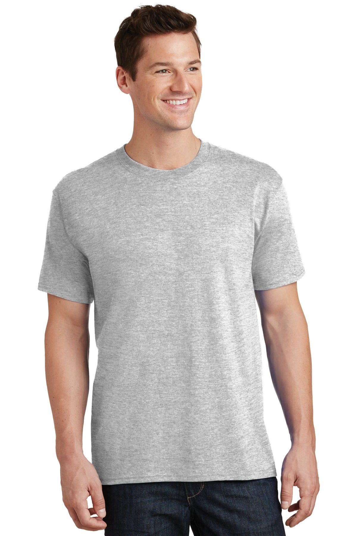 Port & Company PC54 Core Cotton Tee in Ash*
