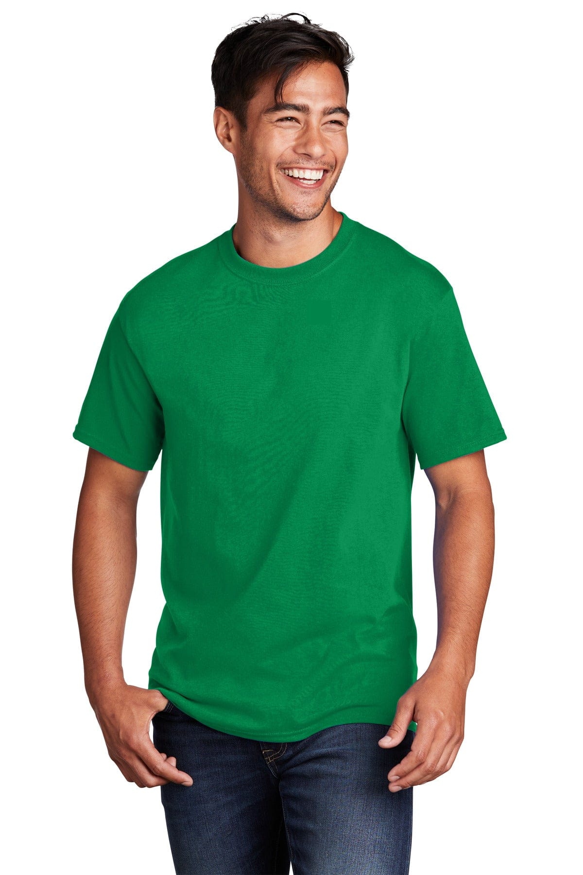 Port & Company PC54 Core Cotton Tee in Athletic Kelly