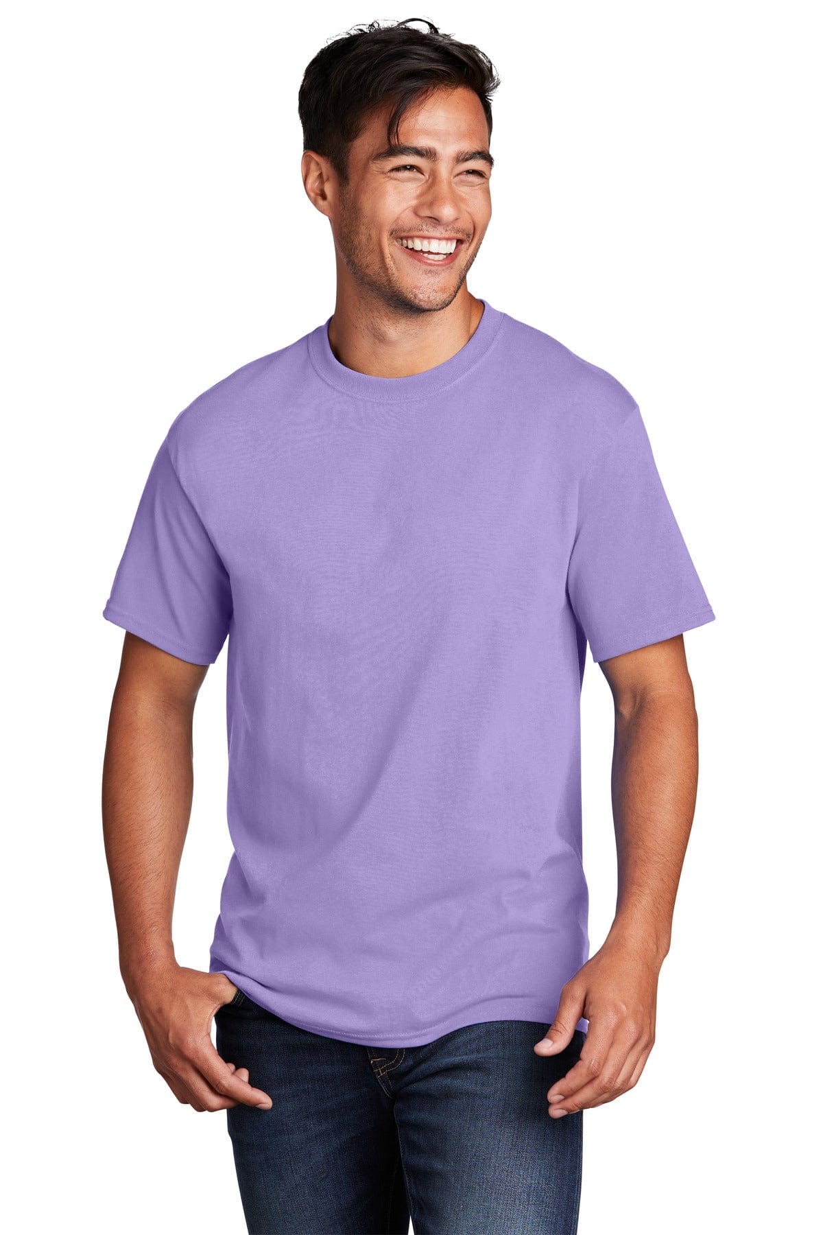 Port & Company PC54 Core Cotton Tee in Lavender