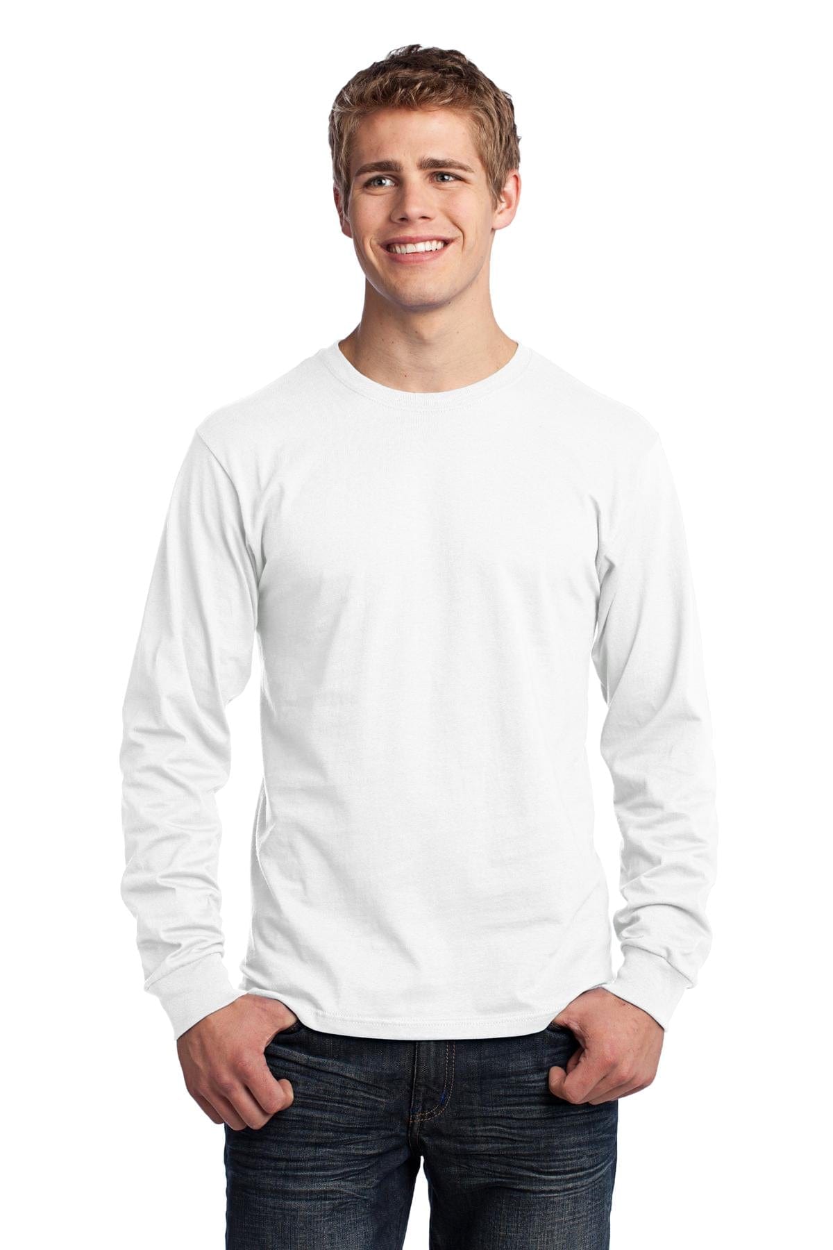 Port & Company PC54LS Long Sleeve Core Cotton Tee in 