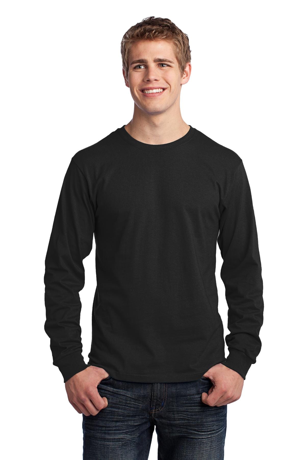 Port & Company PC54LS Long Sleeve Core Cotton Tee in 