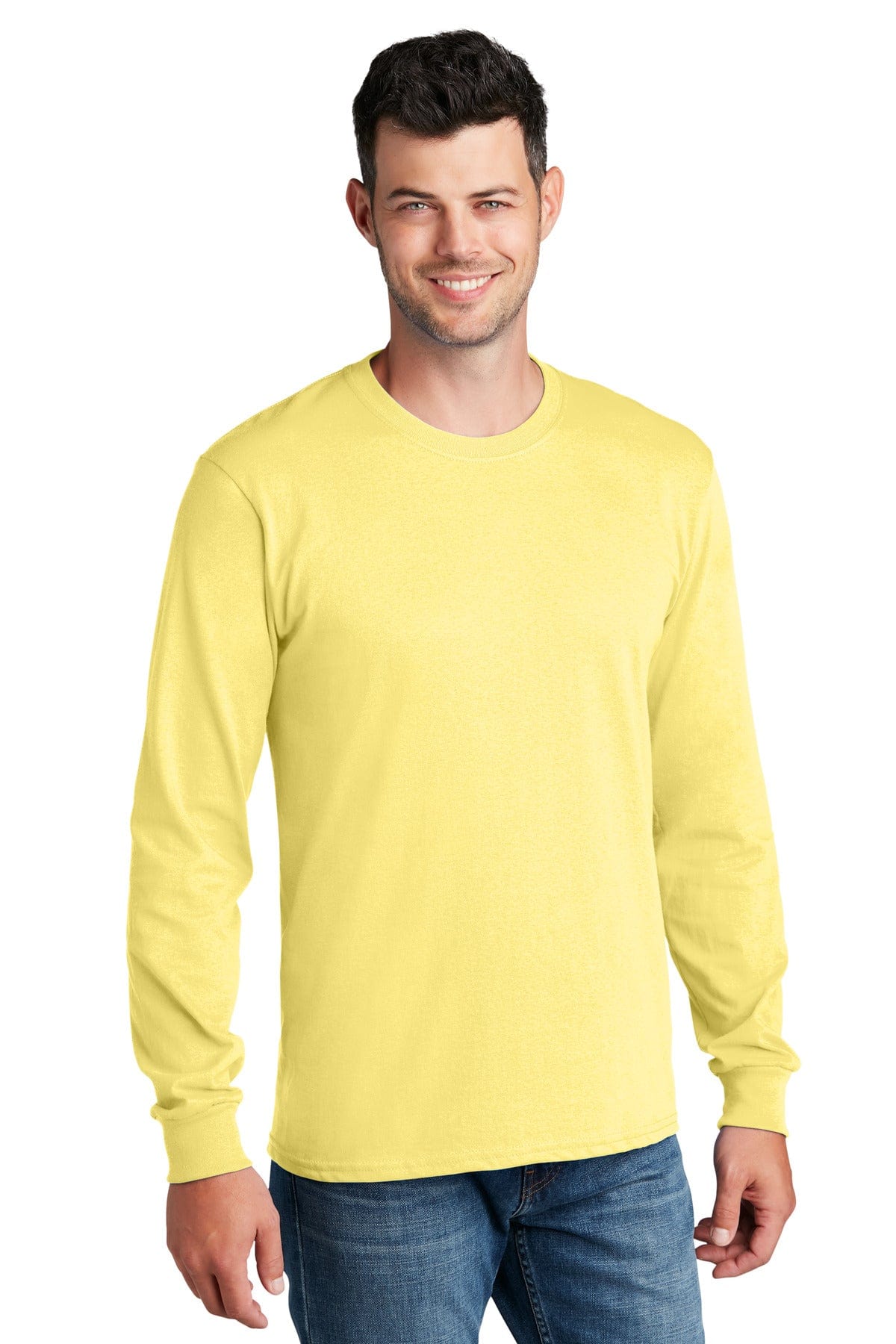 Port & Company PC54LS Long Sleeve Core Cotton Tee in 