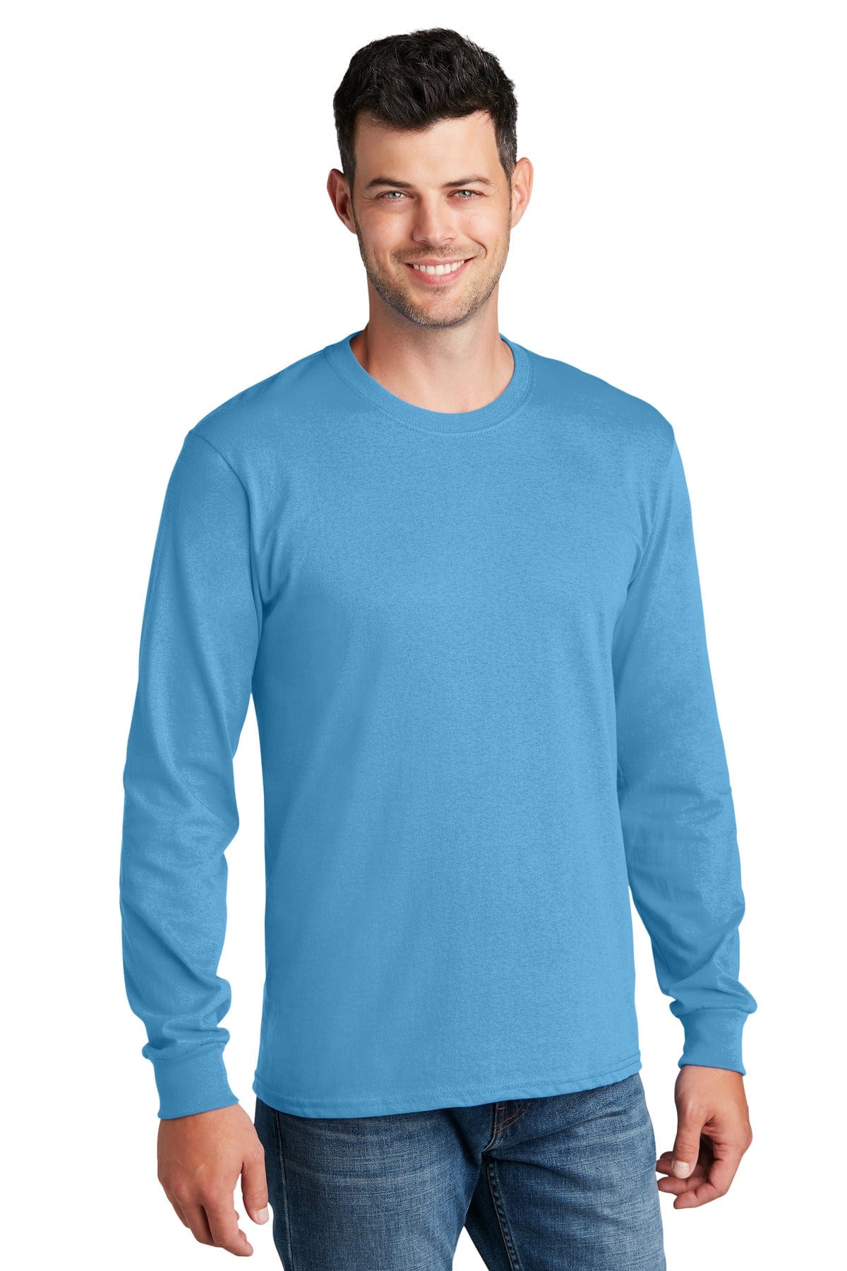 Port & Company PC54LS Long Sleeve Core Cotton Tee in 