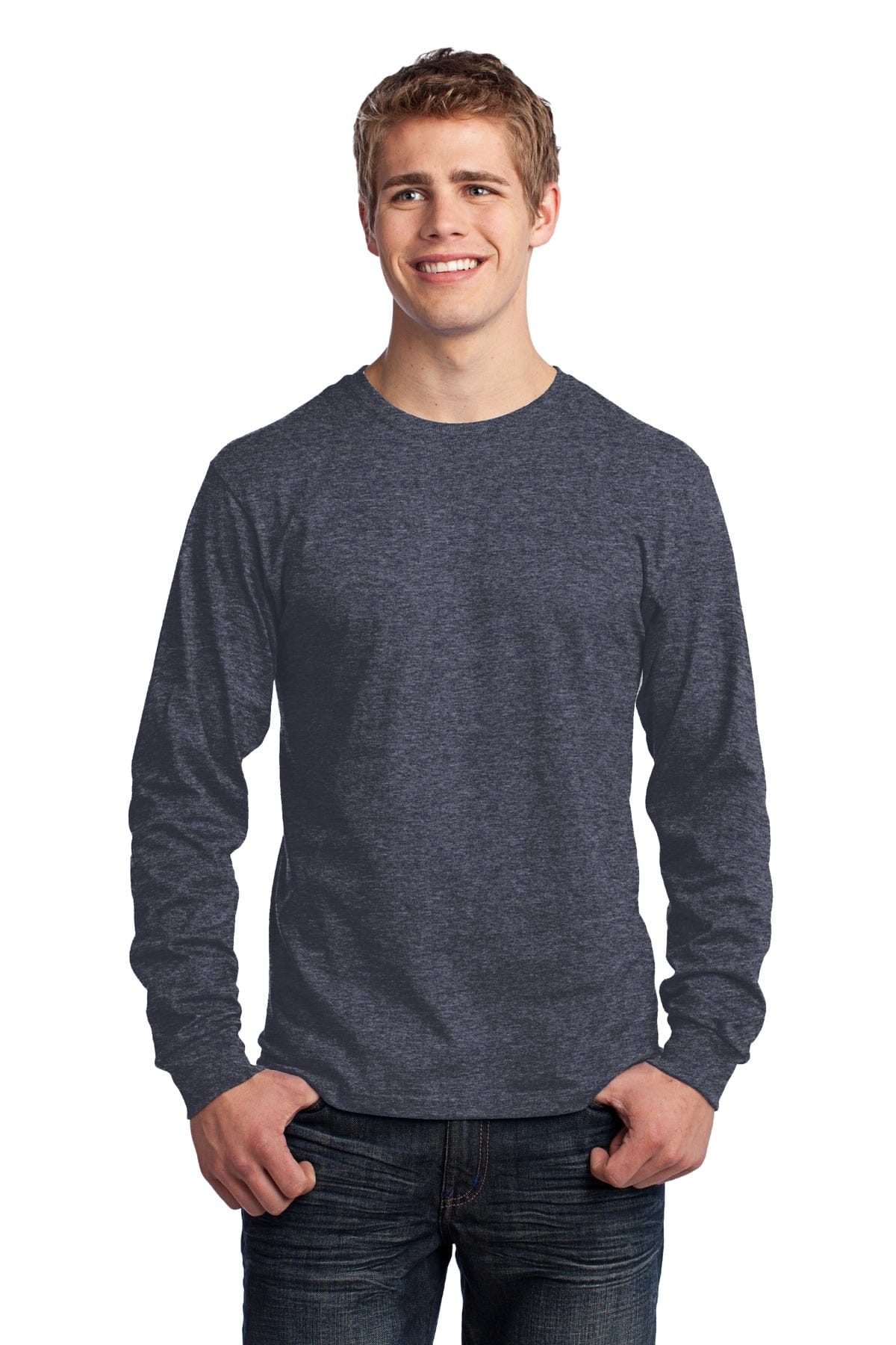 Port & Company T-Shirts Port & Company PC54LS Long Sleeve Core Cotton Tee
