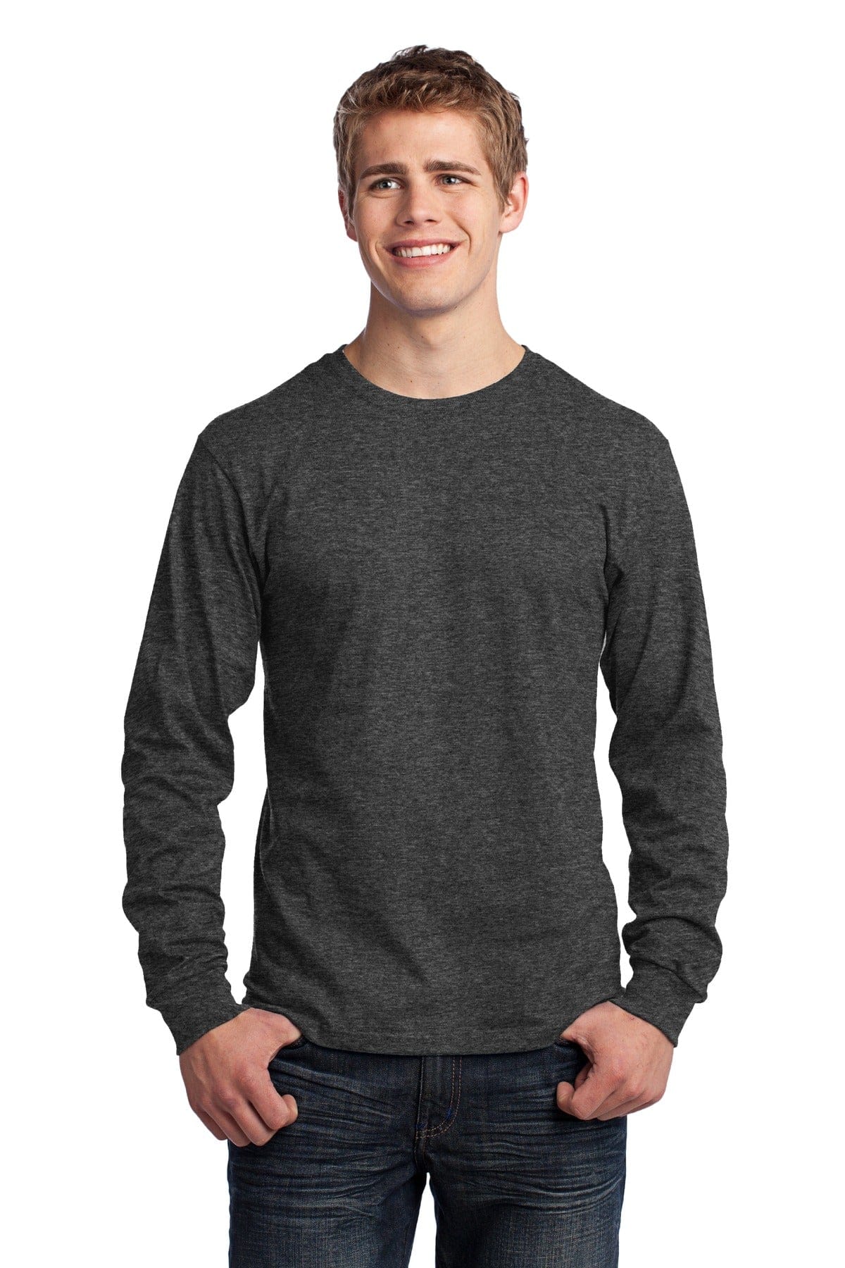 Port & Company T-Shirts Port & Company PC54LS Long Sleeve Core Cotton Tee