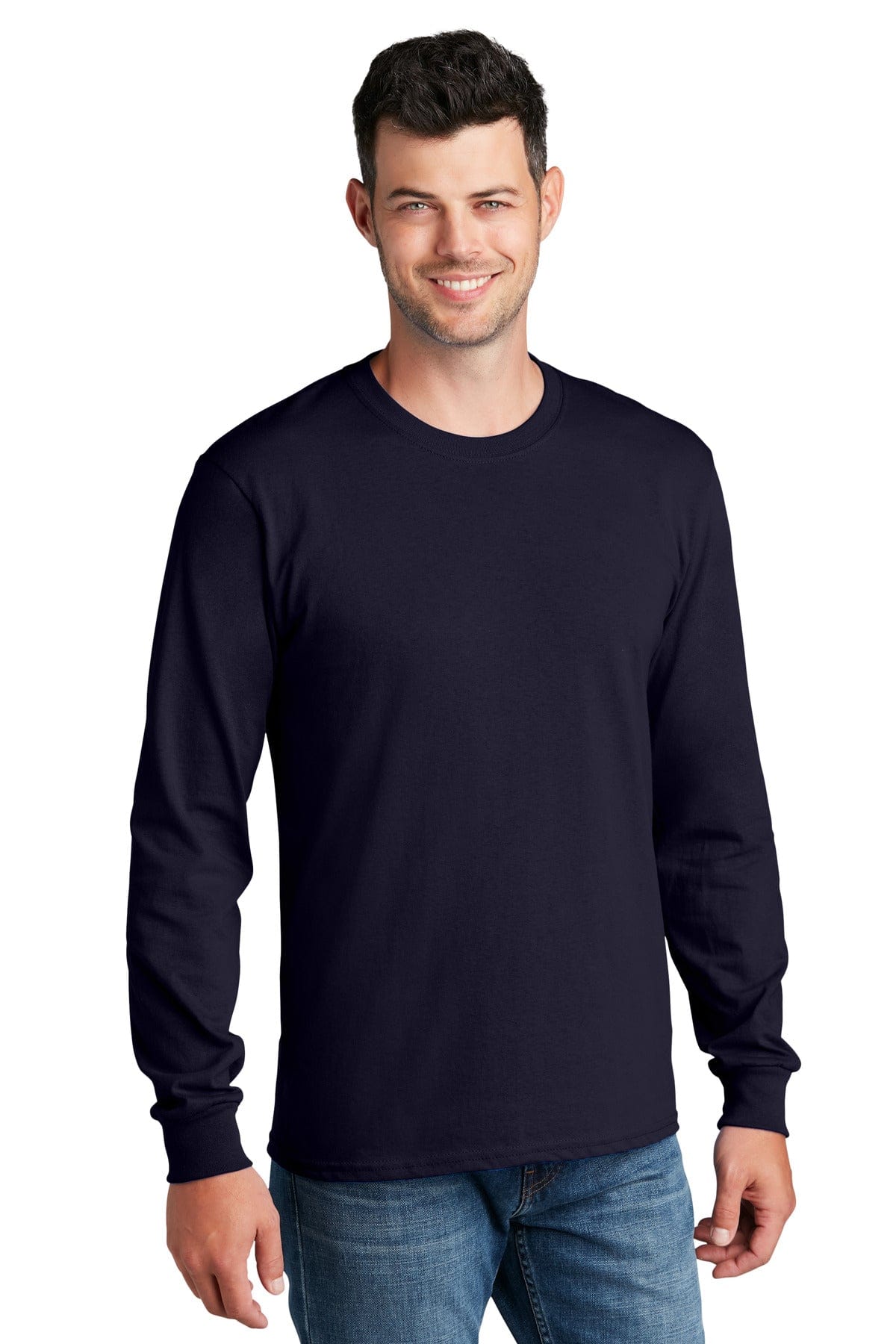 Port & Company T-Shirts Port & Company PC54LS Long Sleeve Core Cotton Tee