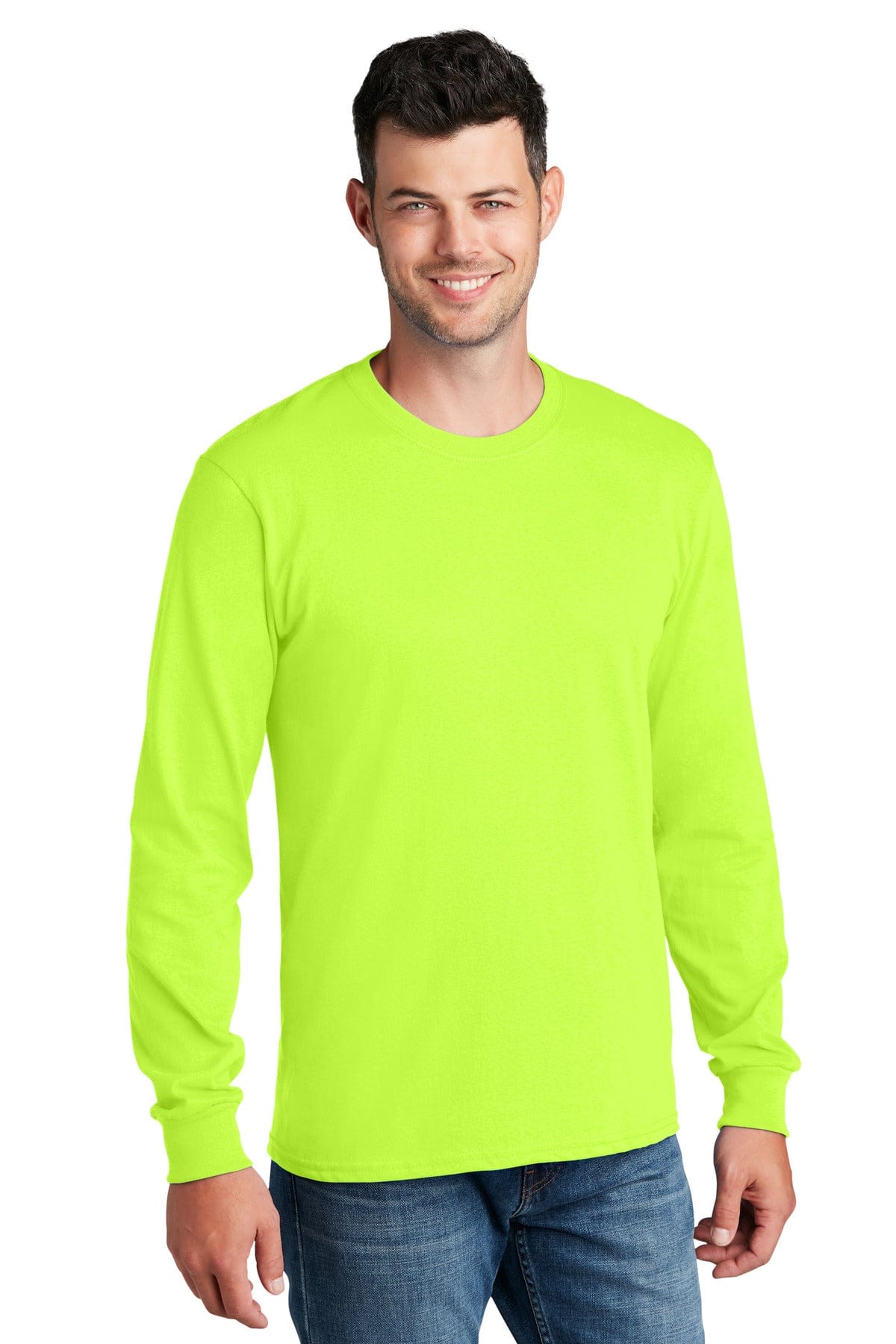 Port & Company T-Shirts Port & Company PC54LS Long Sleeve Core Cotton Tee