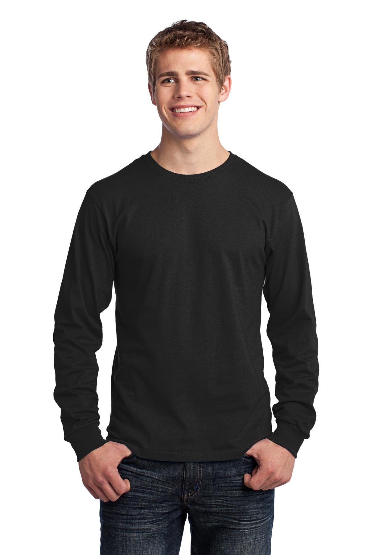 Port & Company T-Shirts Port & Company PC54LS Long Sleeve Core Cotton Tee