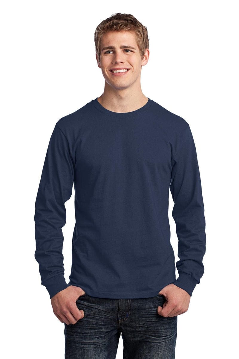 Port & Company PC54LS Long Sleeve Core Cotton Tee in 