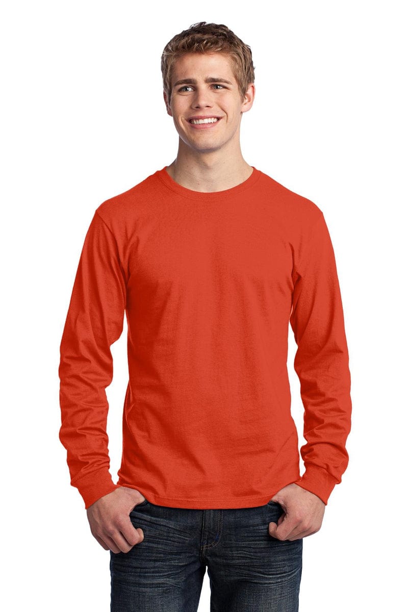 Port & Company PC54LS Long Sleeve Core Cotton Tee in 