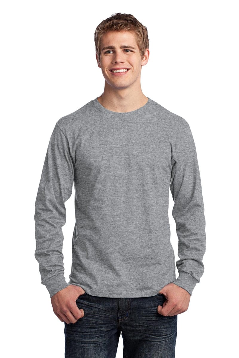 Port & Company PC54LS Long Sleeve Core Cotton Tee in 