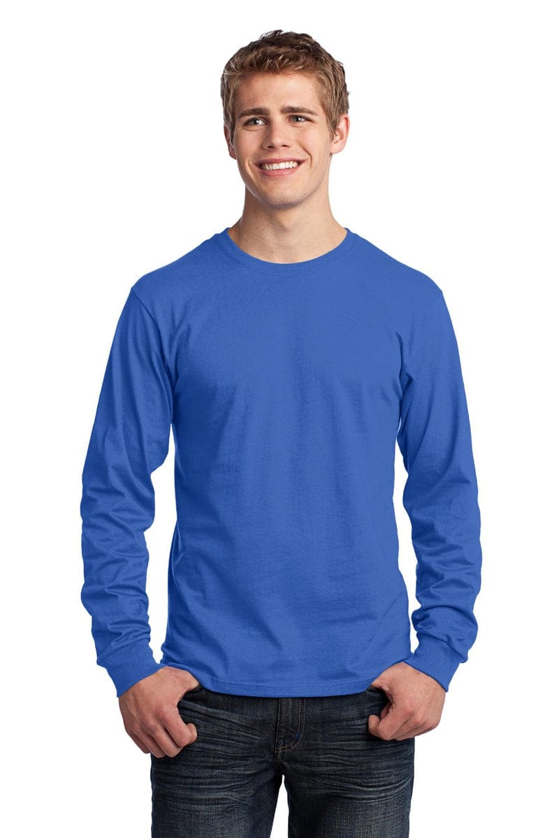 Port & Company PC54LS Long Sleeve Core Cotton Tee in 