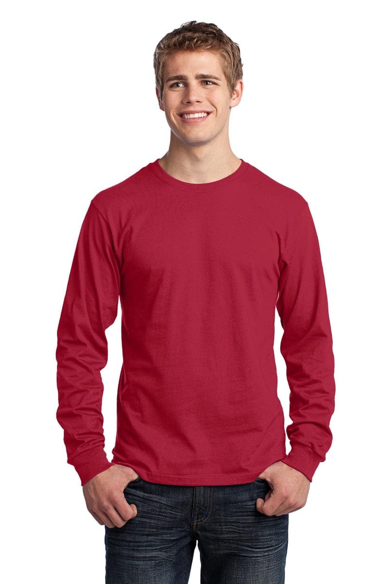 Port & Company PC54LS Long Sleeve Core Cotton Tee in 