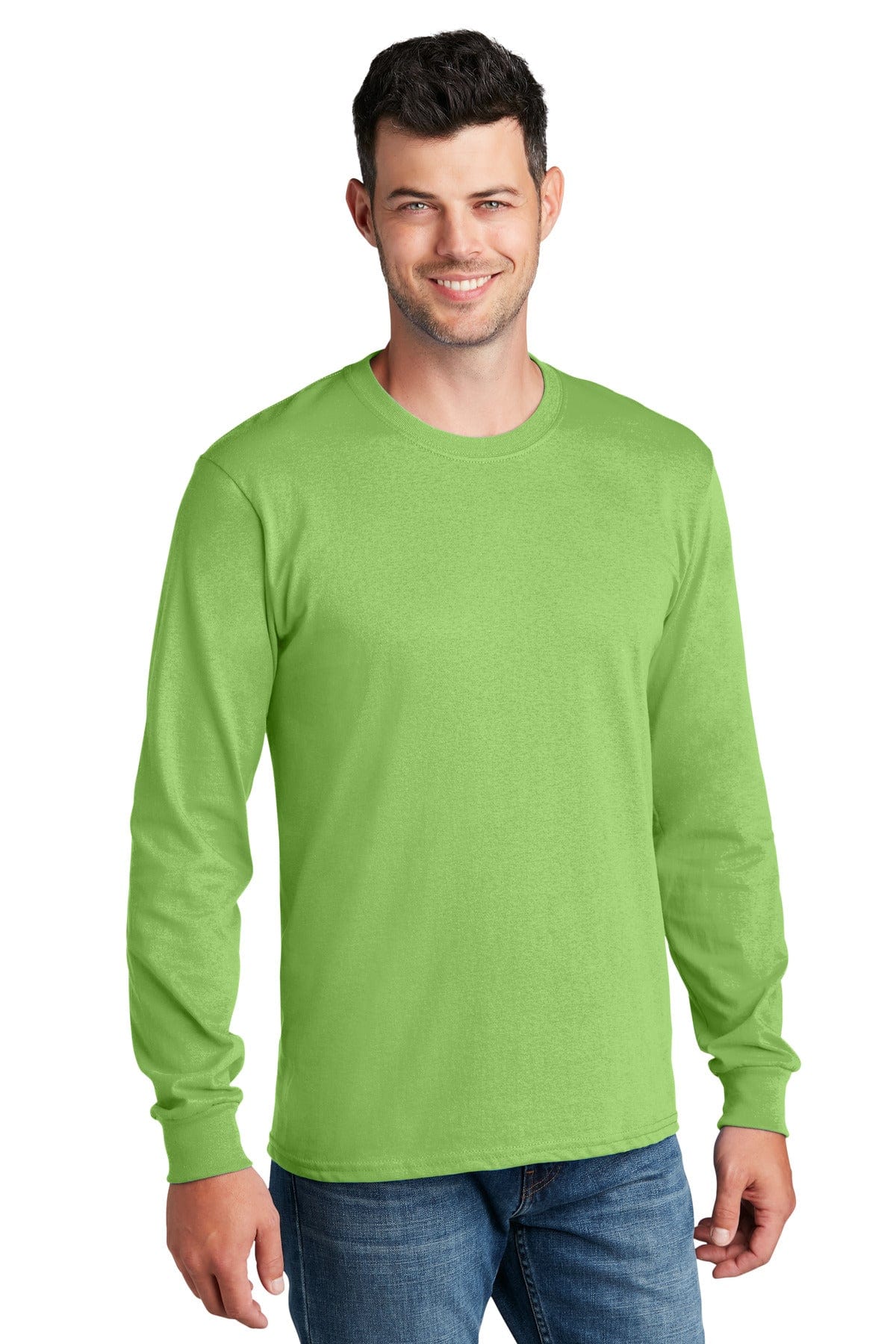 Port & Company PC54LS Long Sleeve Core Cotton Tee in 