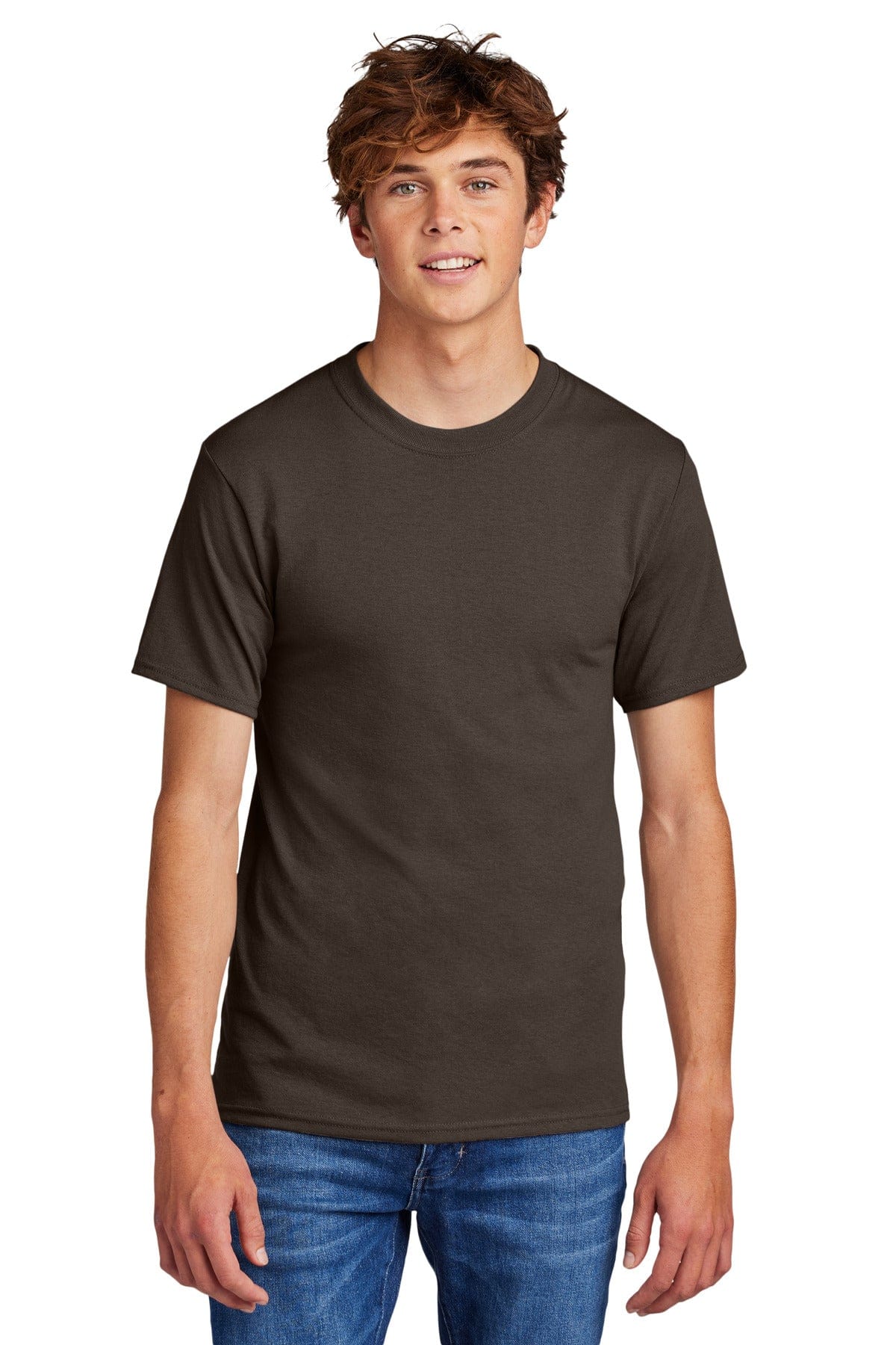Port & Company T-Shirts S / Brown Port & Company PC55 Core Blend Tee